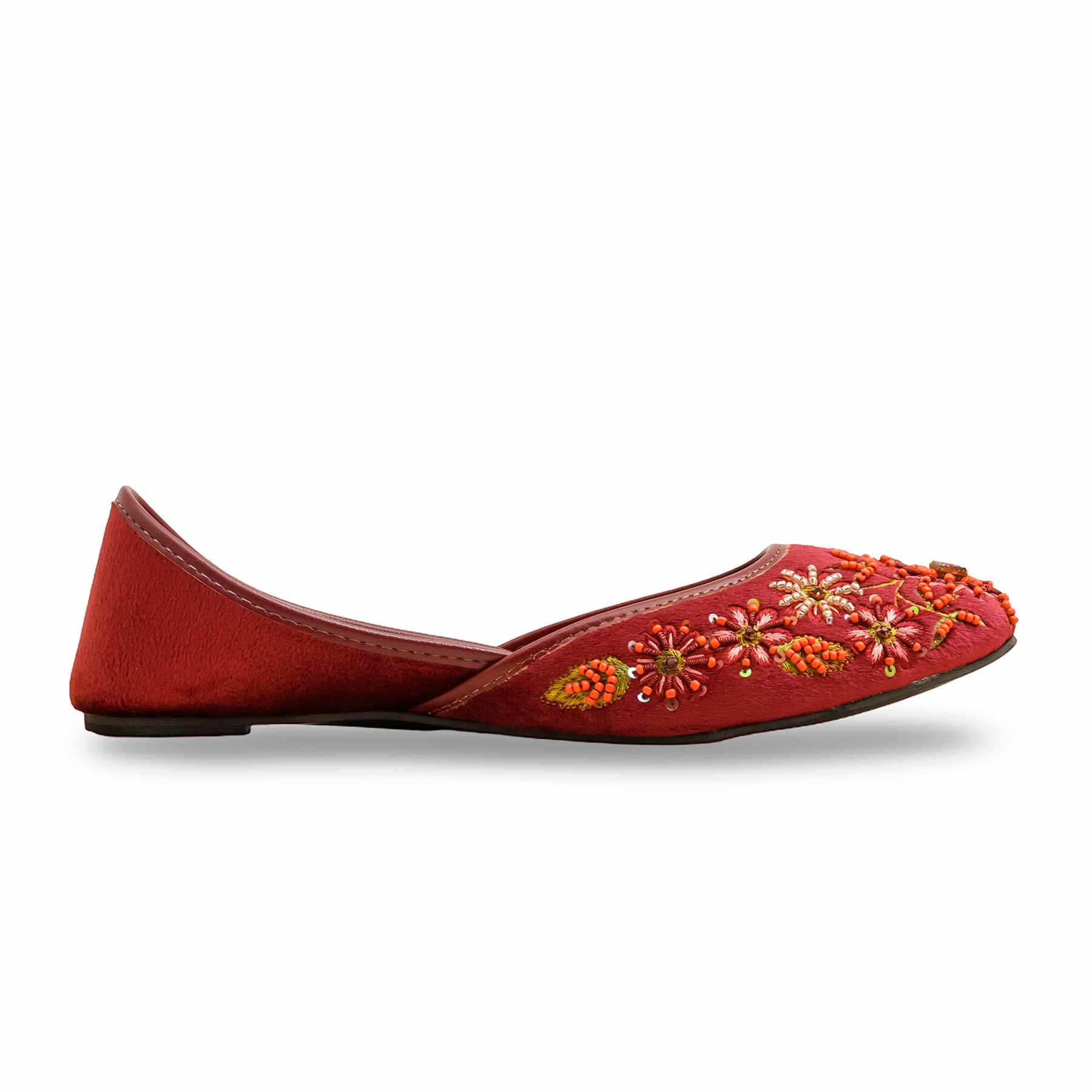 Red Ethnic Khussa EC8586 - Image 2