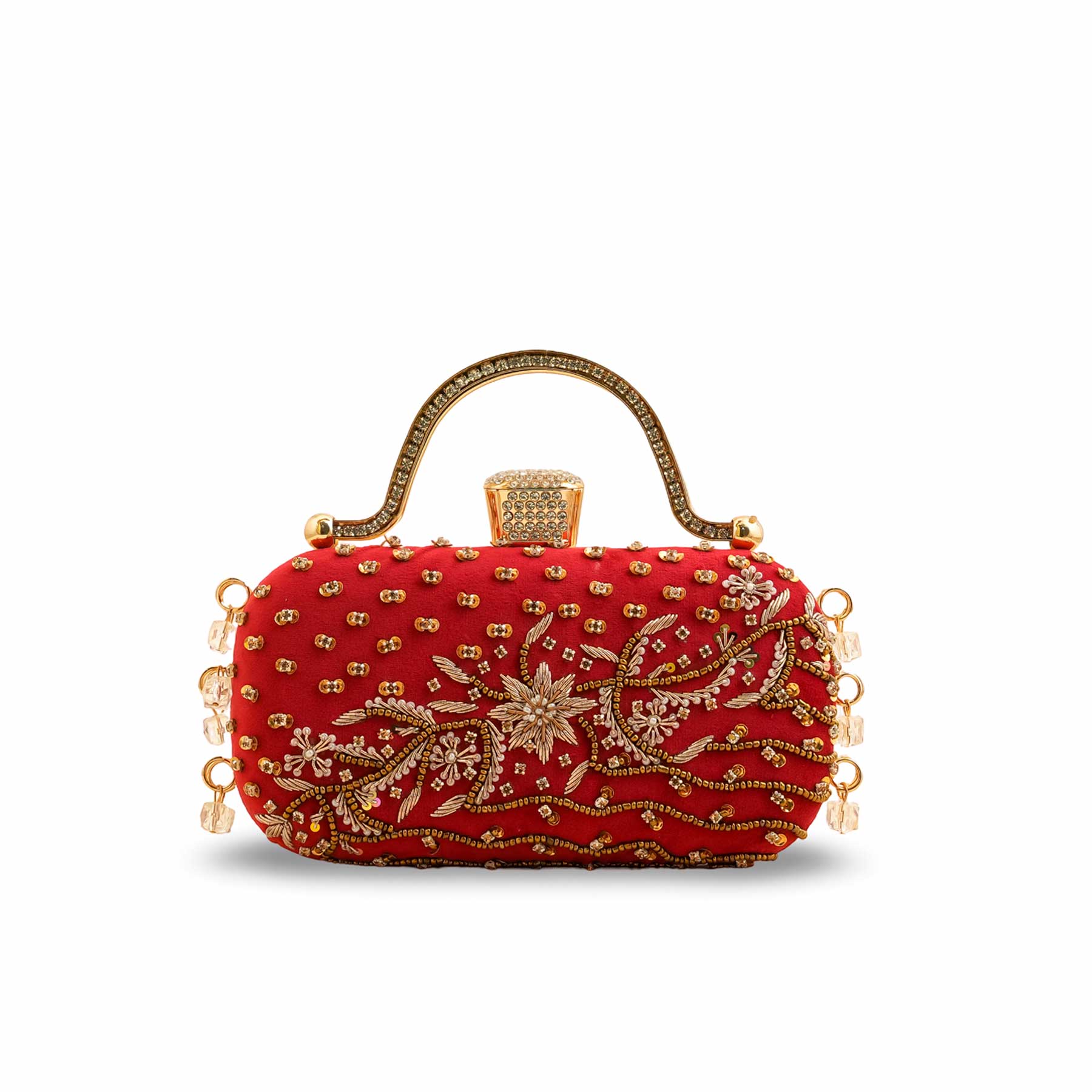 Red Fancy Clutch P15404 - Image 2