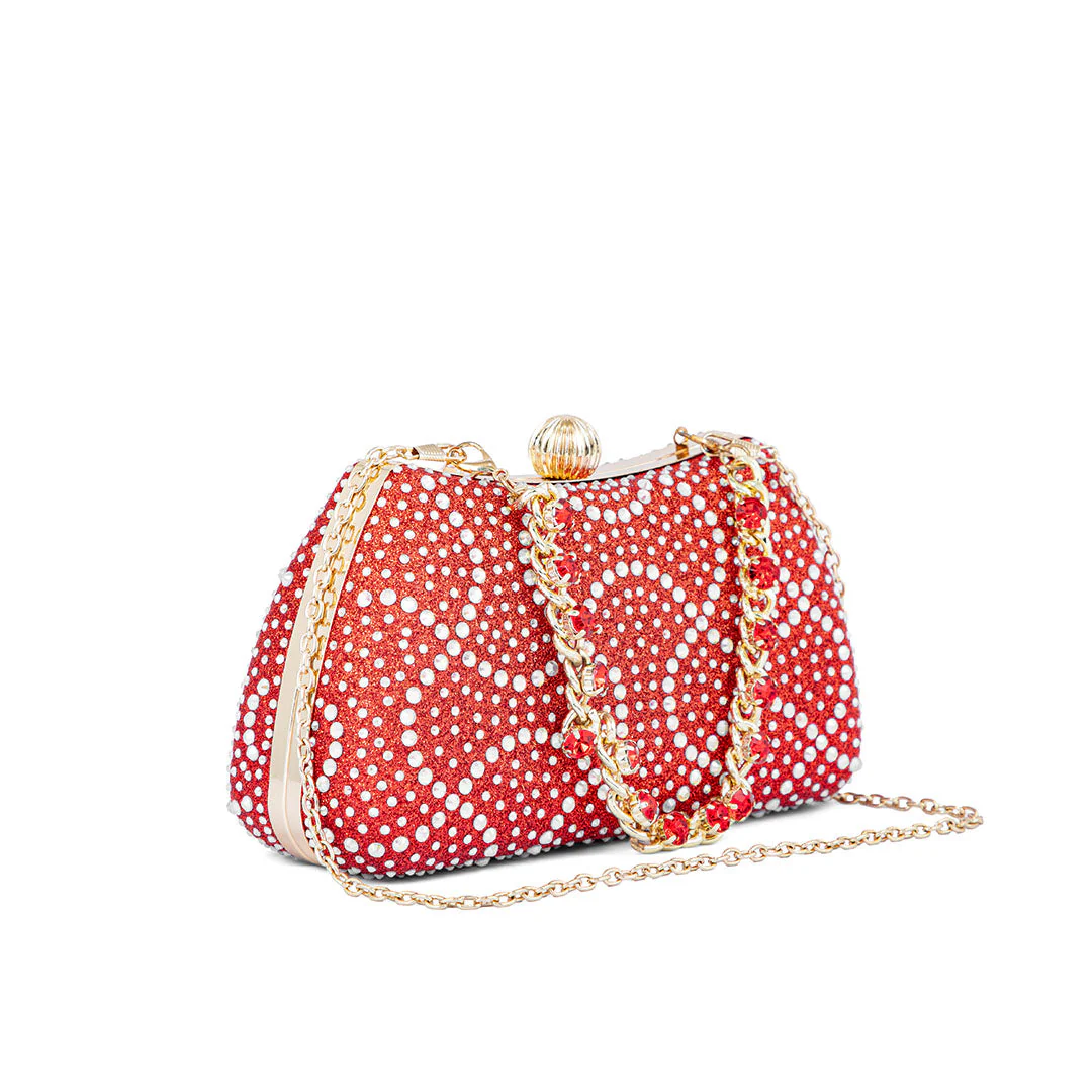 Red Fancy Clutch P24180 - Image 3