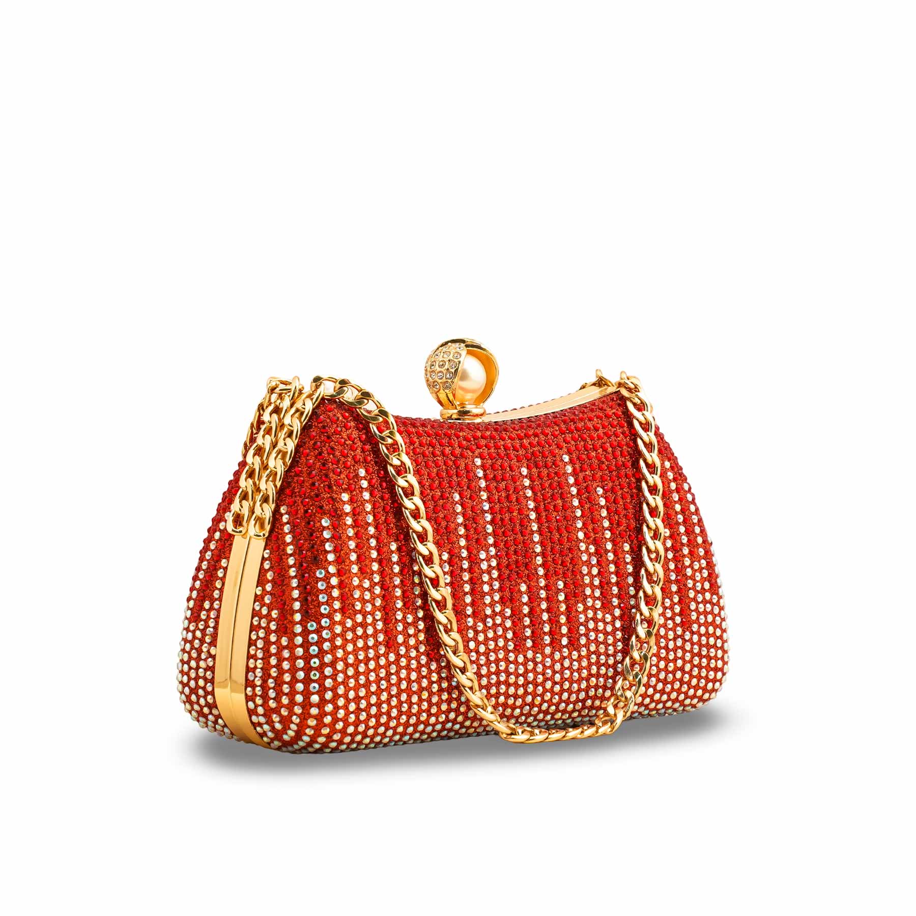 Red Fancy Clutch P24182 - Image 3
