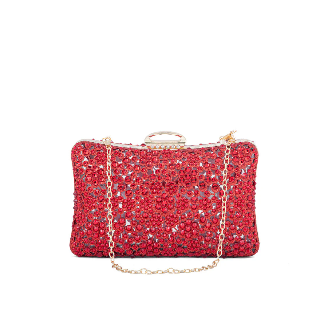 Red Fancy Clutch P24189 - Image 2