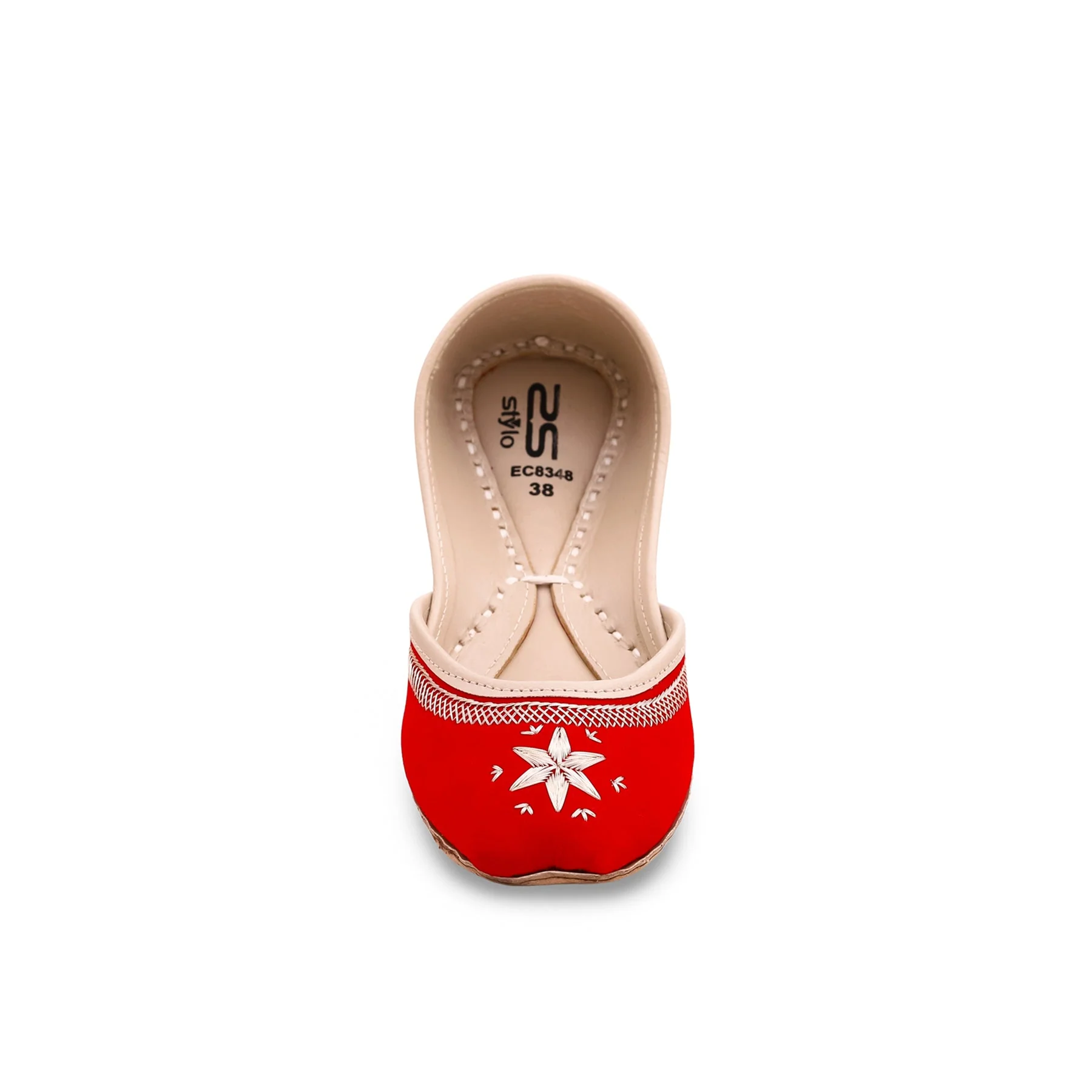 Red Fancy Khussa EC8348 - Image 3