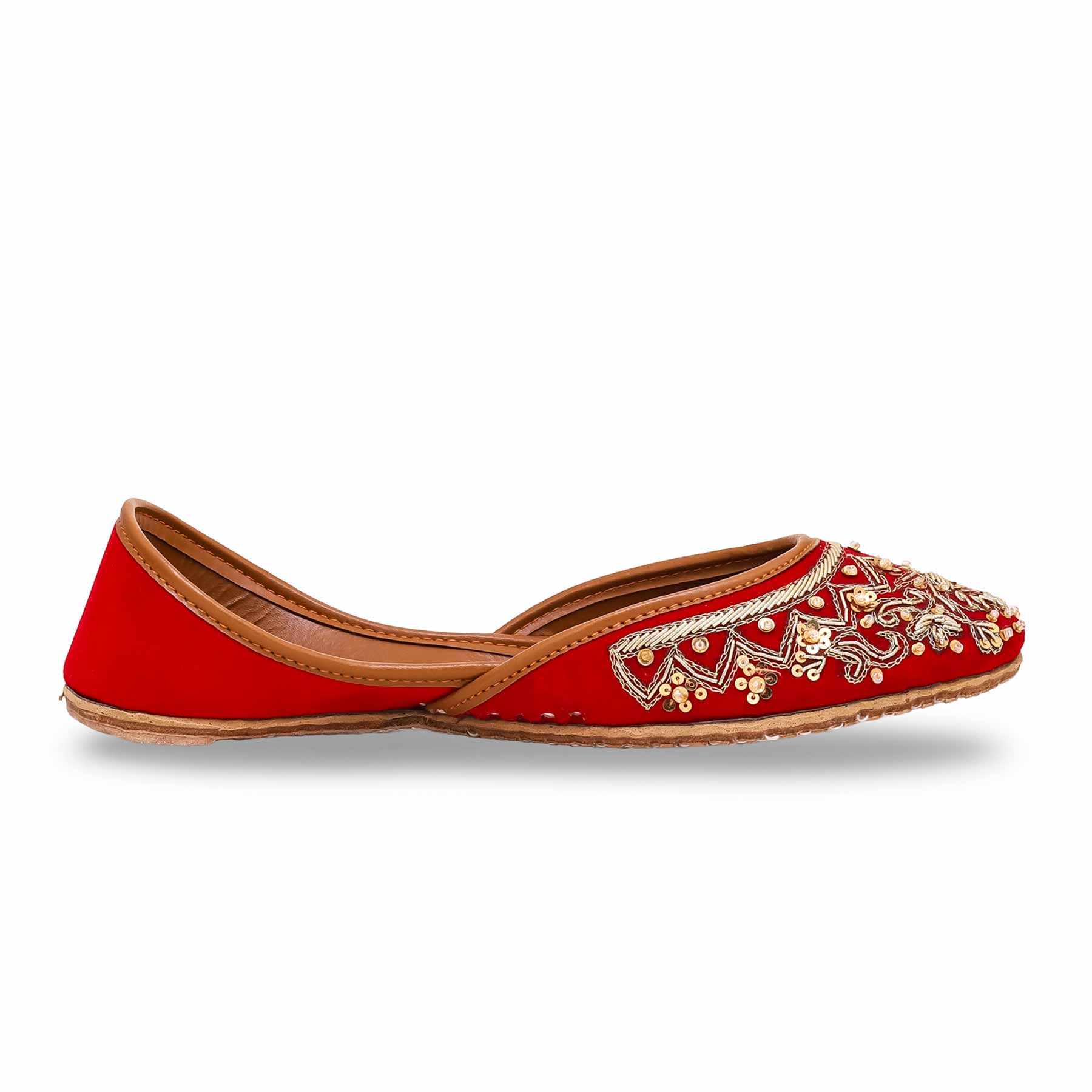 Red Fancy Khussa EC8465 - Image 2