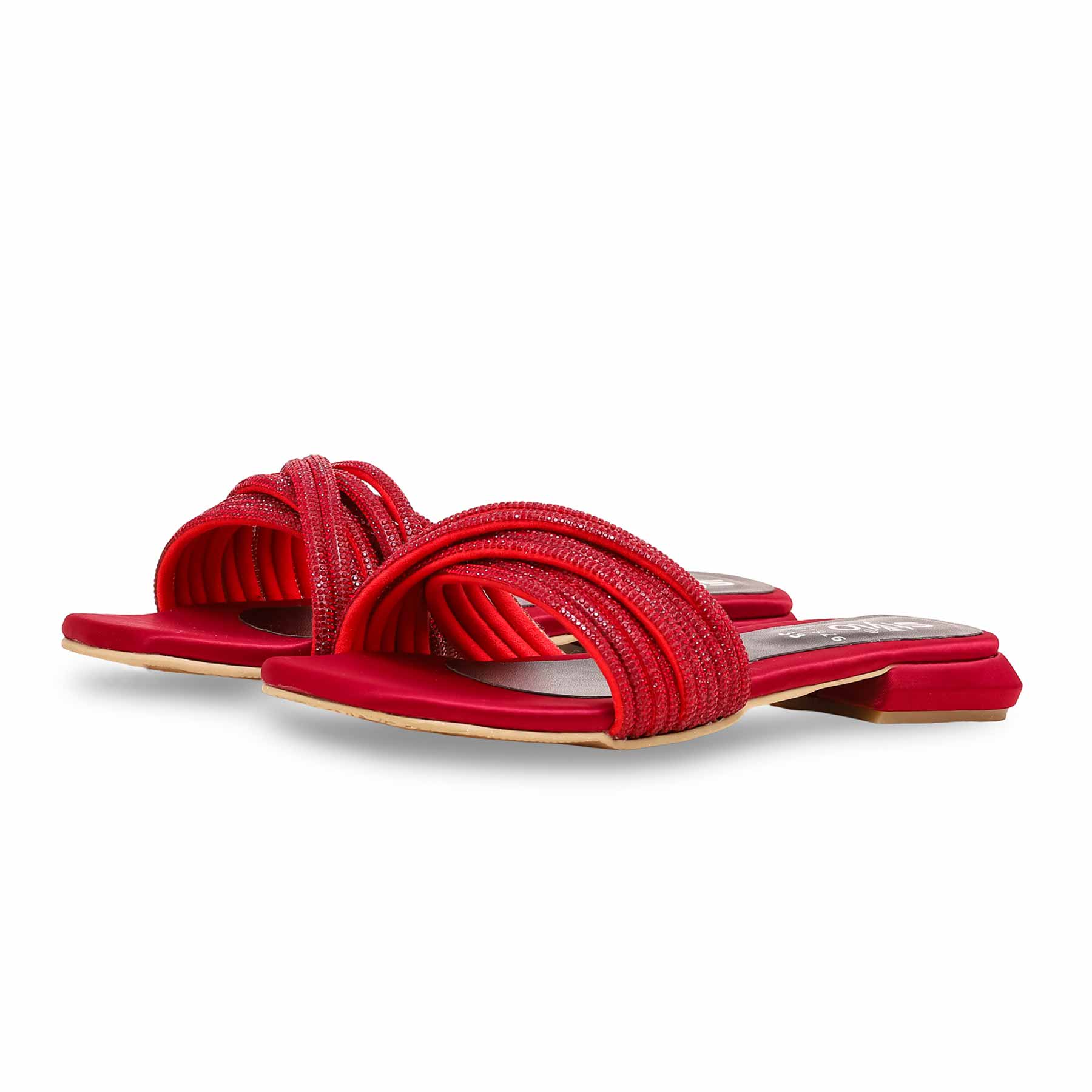 Red Fancy Slipper FN7826 - Image 3