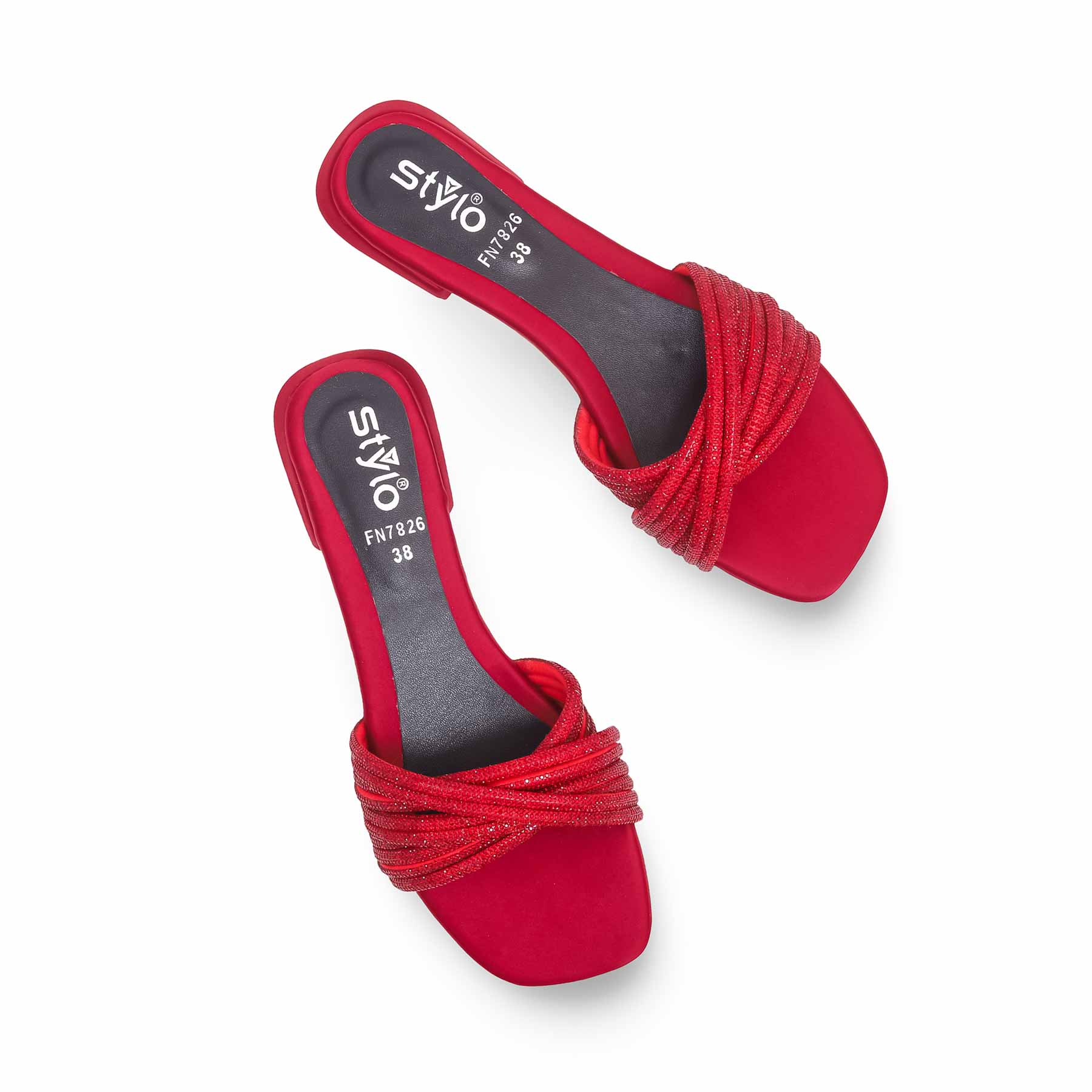 Red Fancy Slipper FN7826 - Image 5