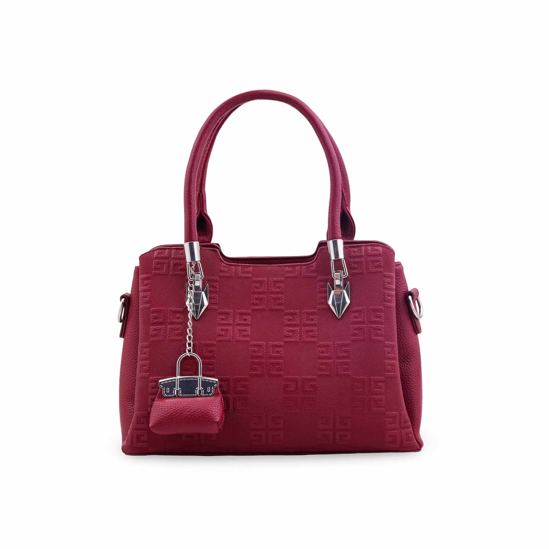 Red Formal Hand Bag For Ladies P36448 - Image 2