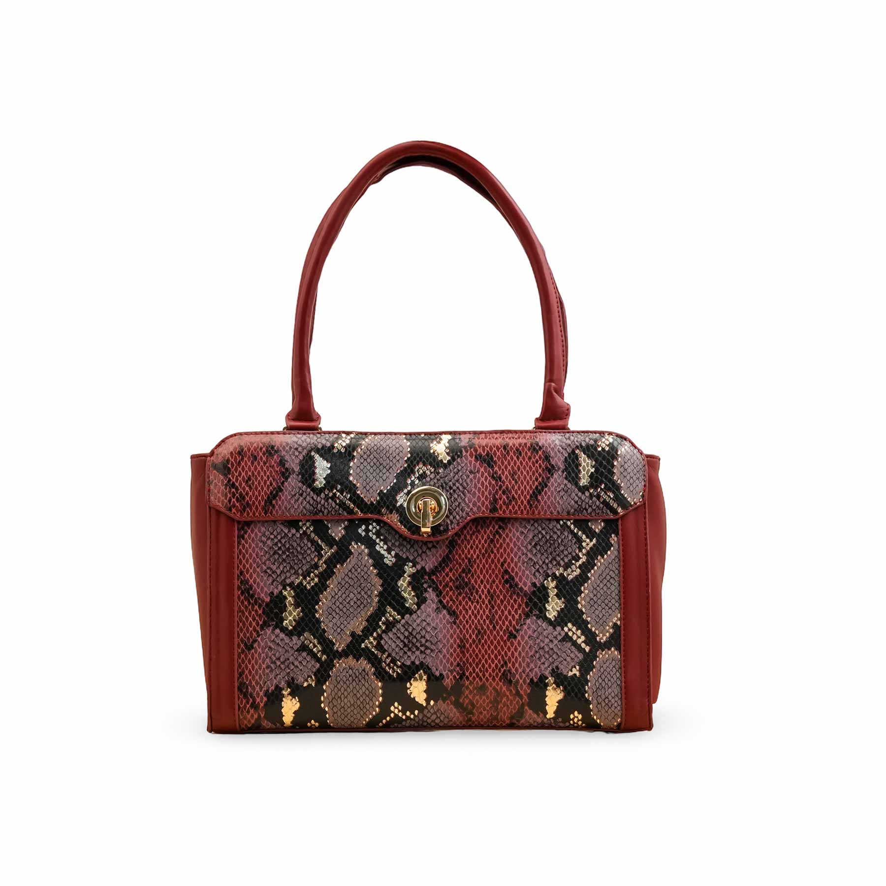 Red Formal Hand Bag For Ladies P55855 - Image 2