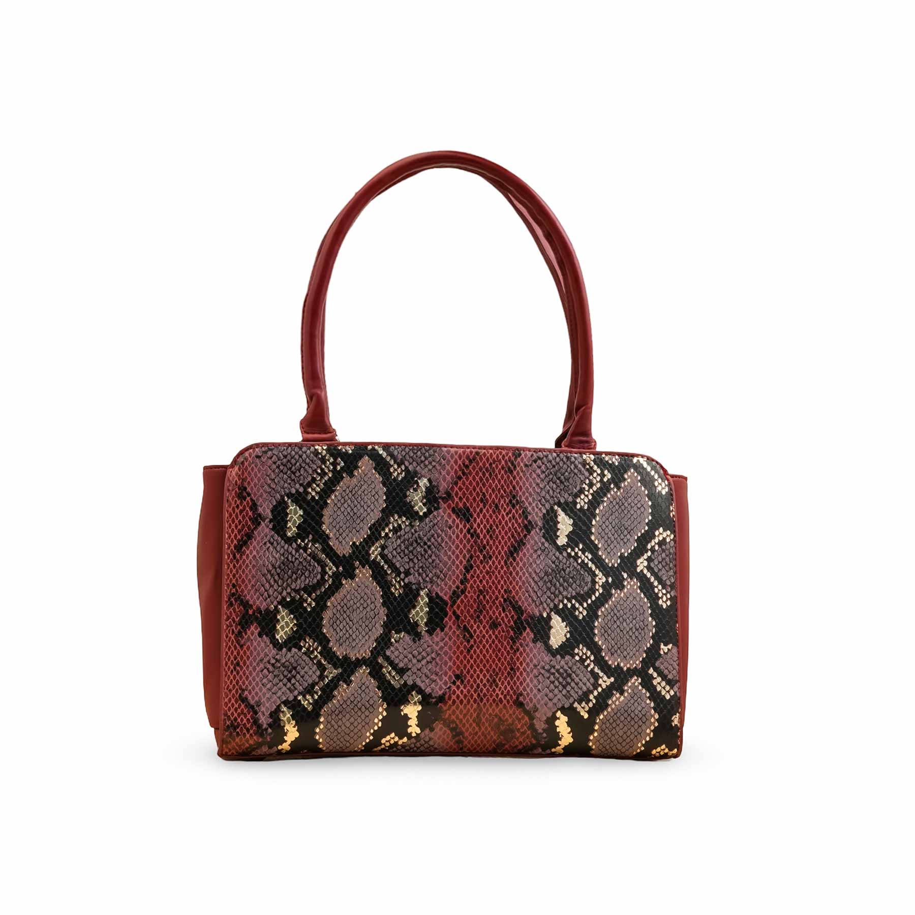 Red Formal Hand Bag For Ladies P55855 - Image 4