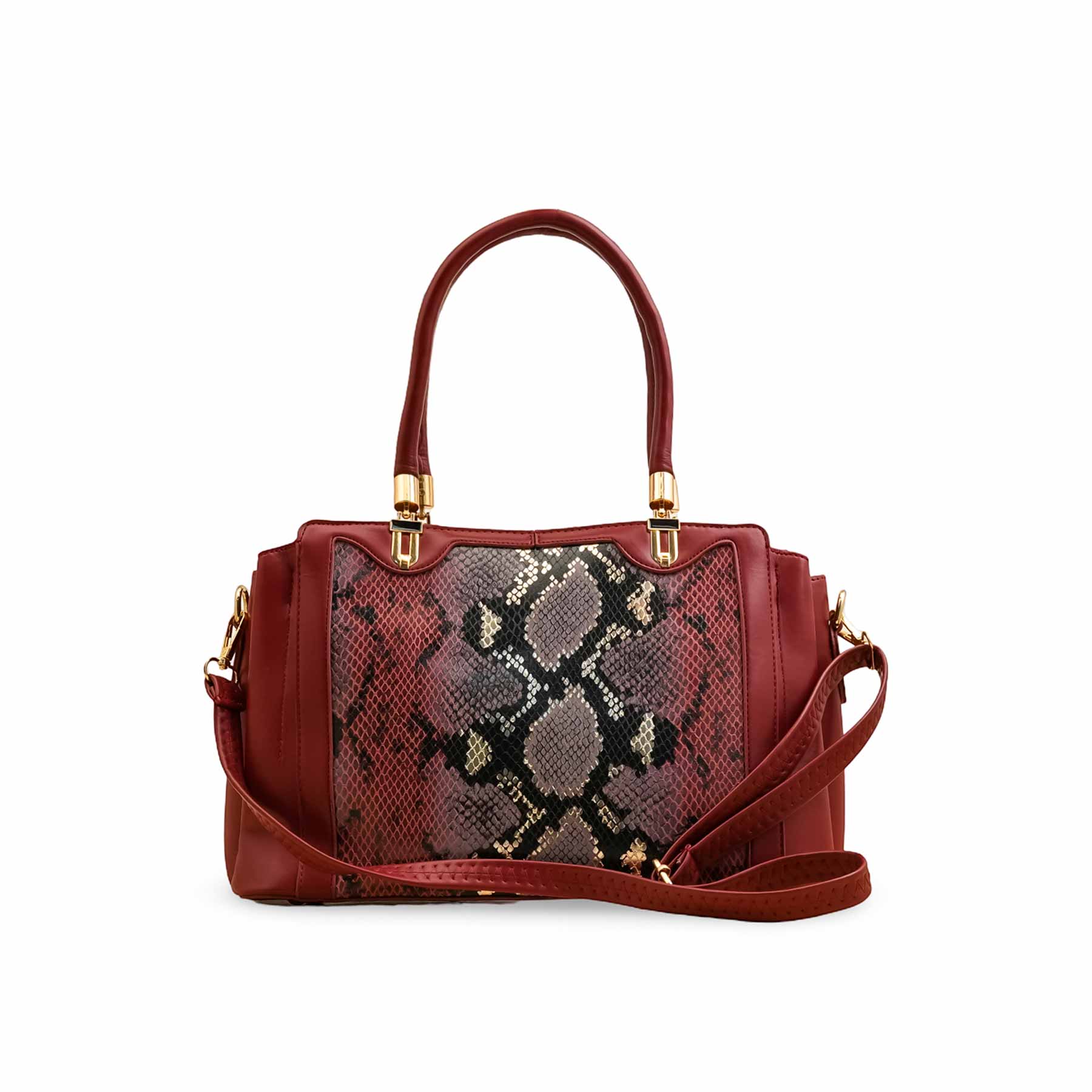 Red Formal Hand Bag For Ladies P55858 - Image 2