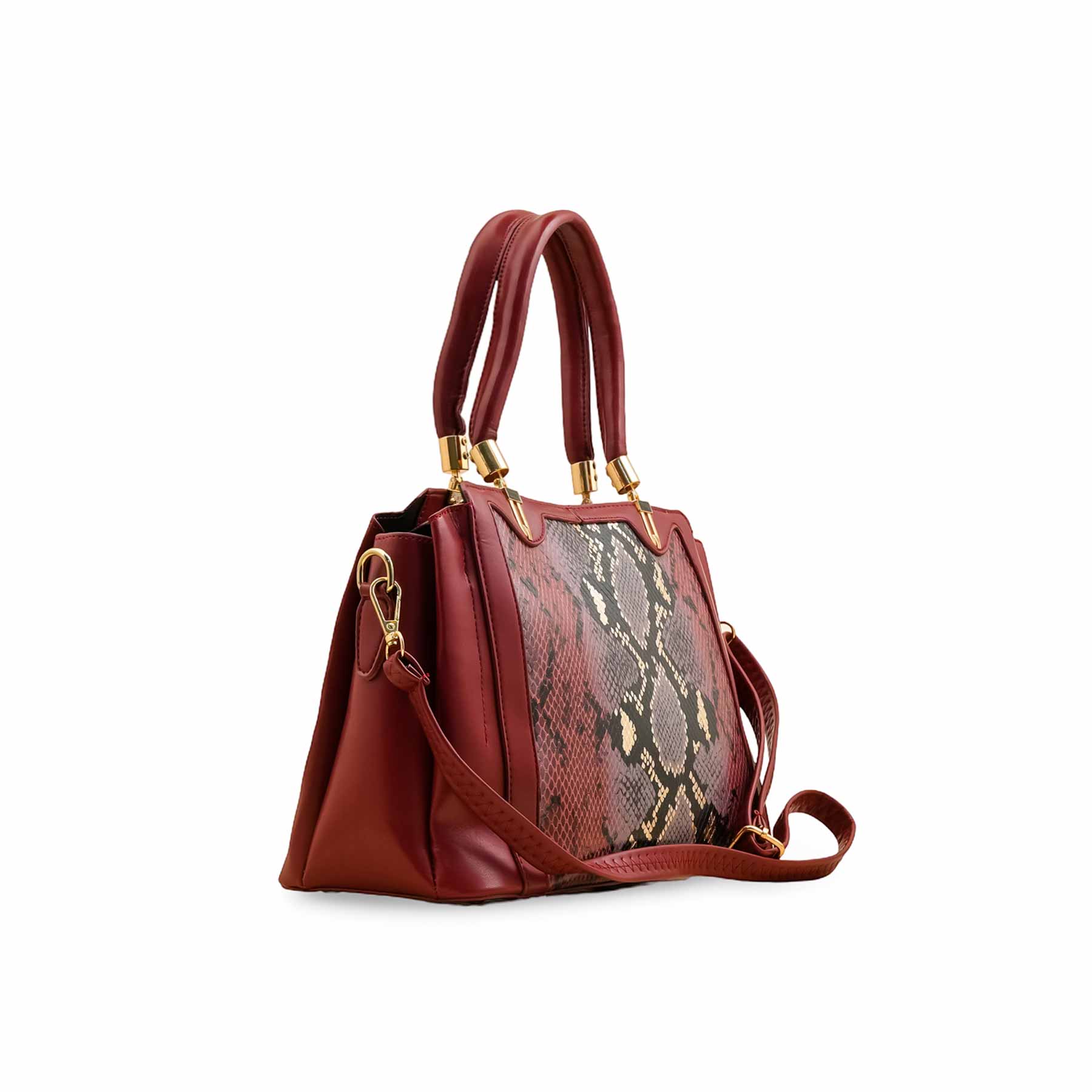 Red Formal Hand Bag For Ladies P55858 - Image 3