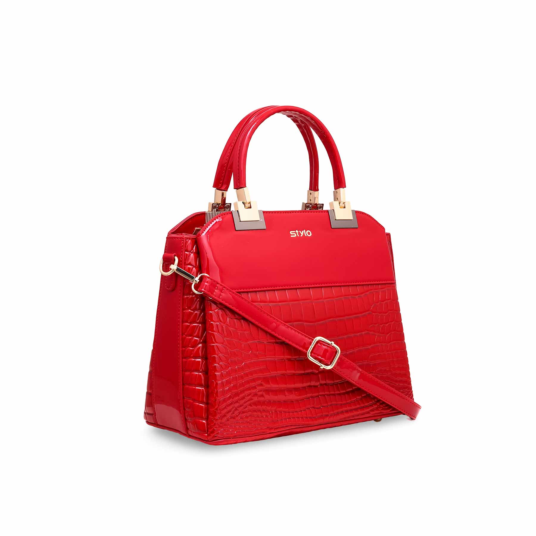 Red Formal Hand Bag P36126 - Image 2
