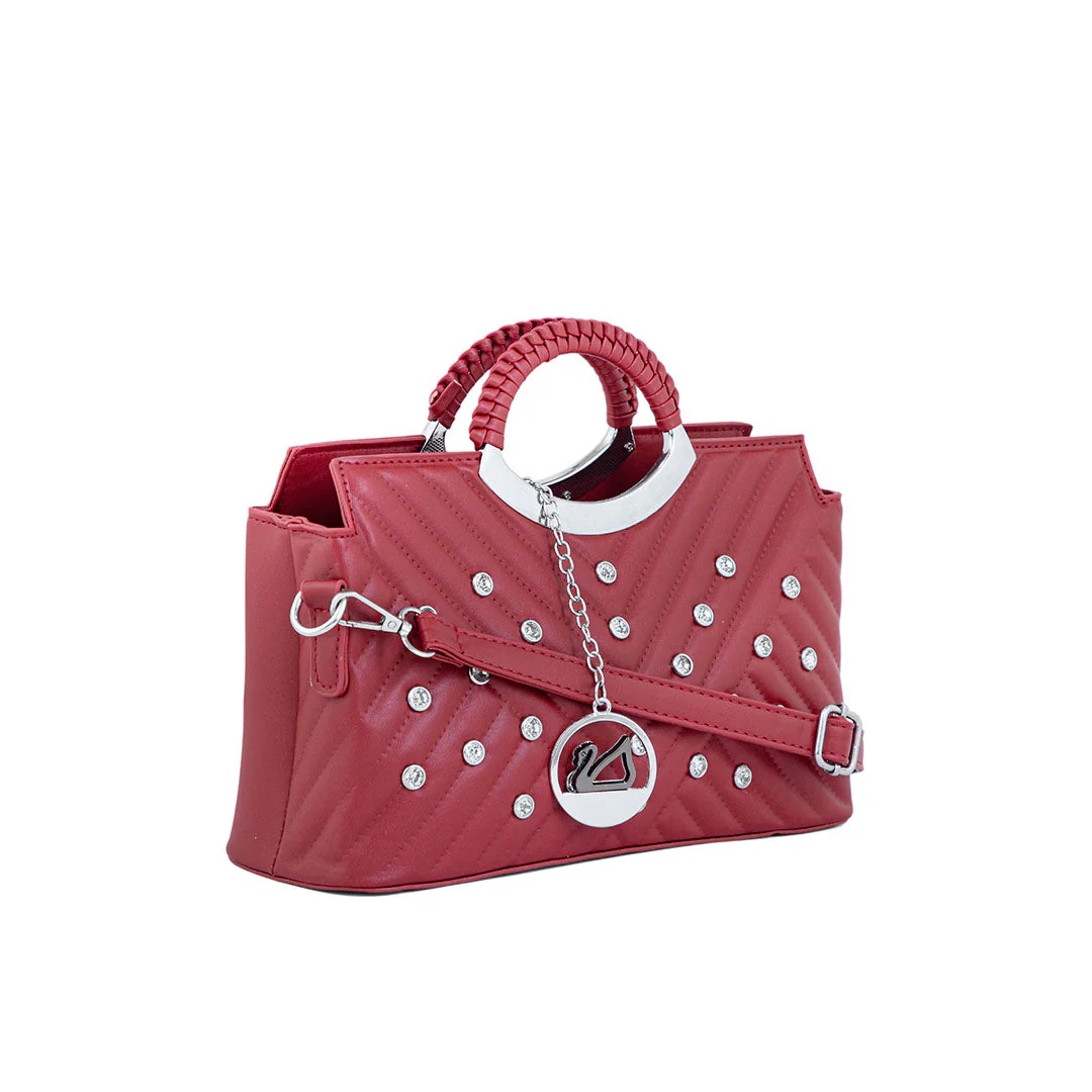 Red Formal Hand Bag P36161 - Image 3