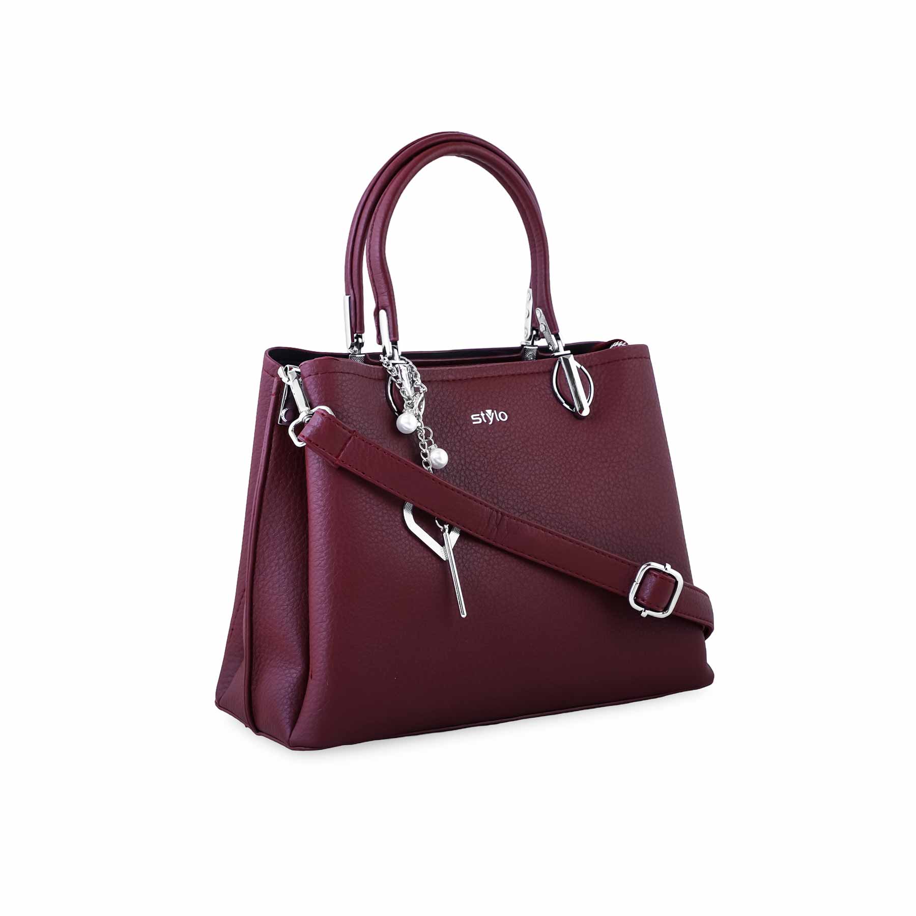 Red Formal Hand Bag P36256 - Image 3
