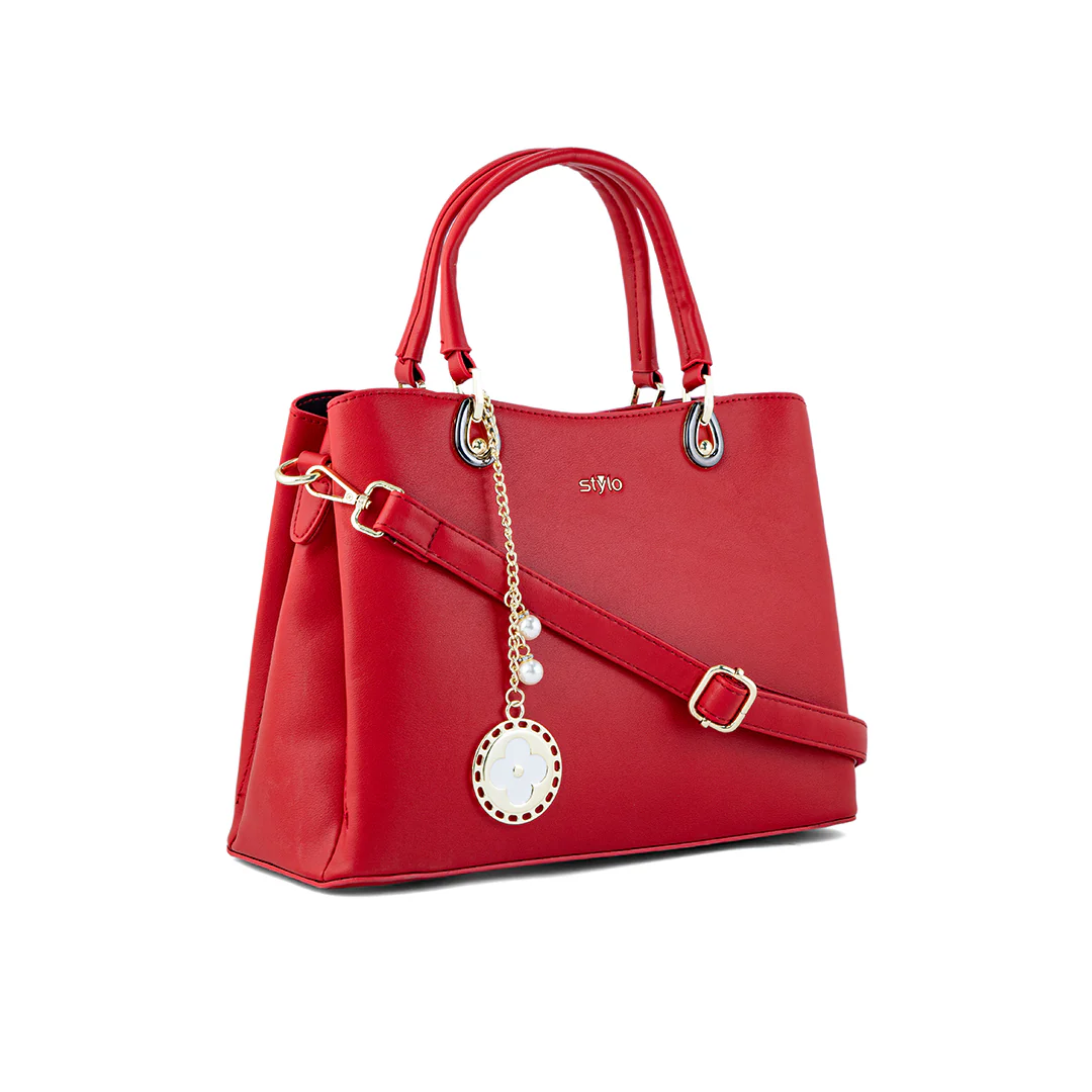 Red Formal Hand Bag P36285 - Image 3