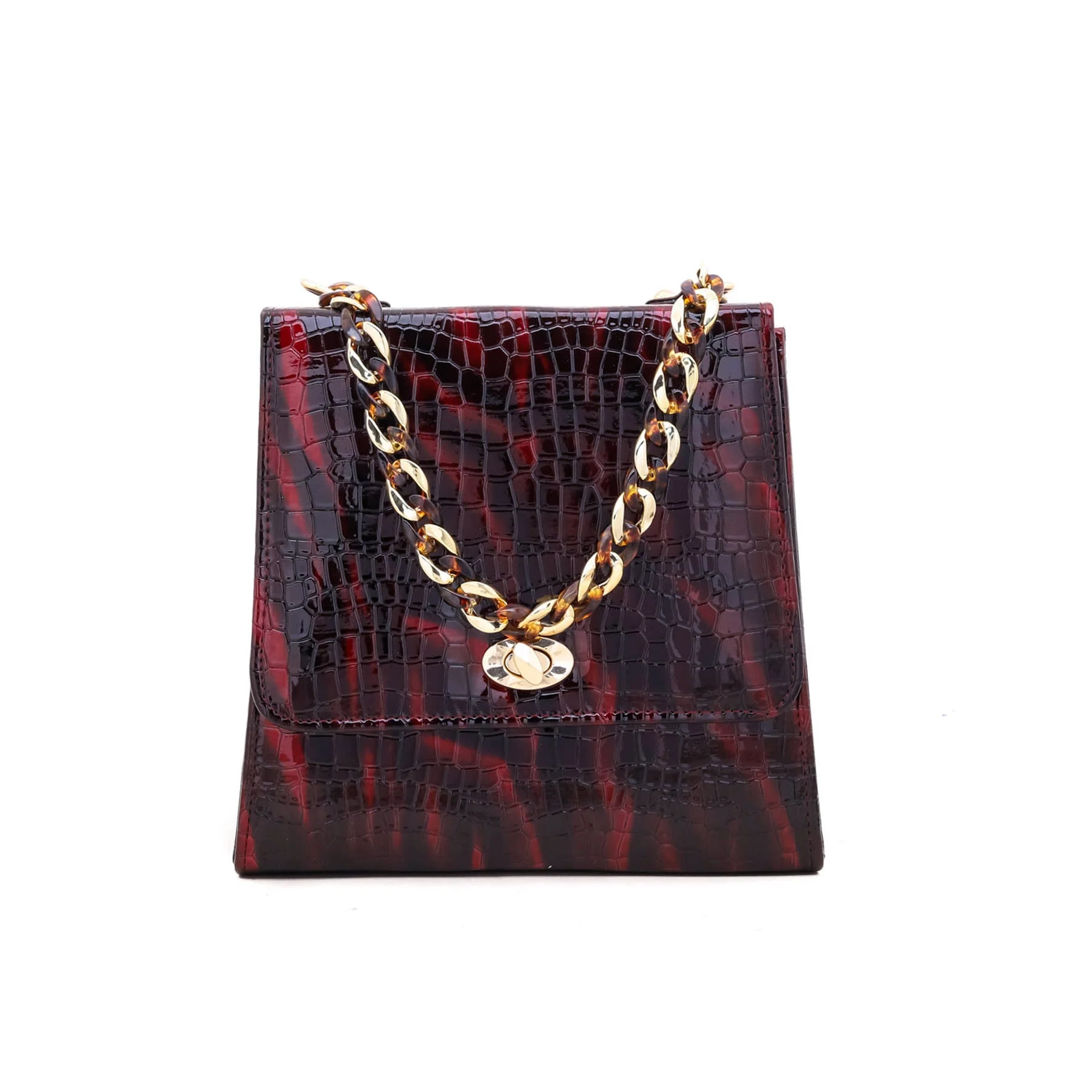 Red Formal Shoulder Bag P54305 - Image 2