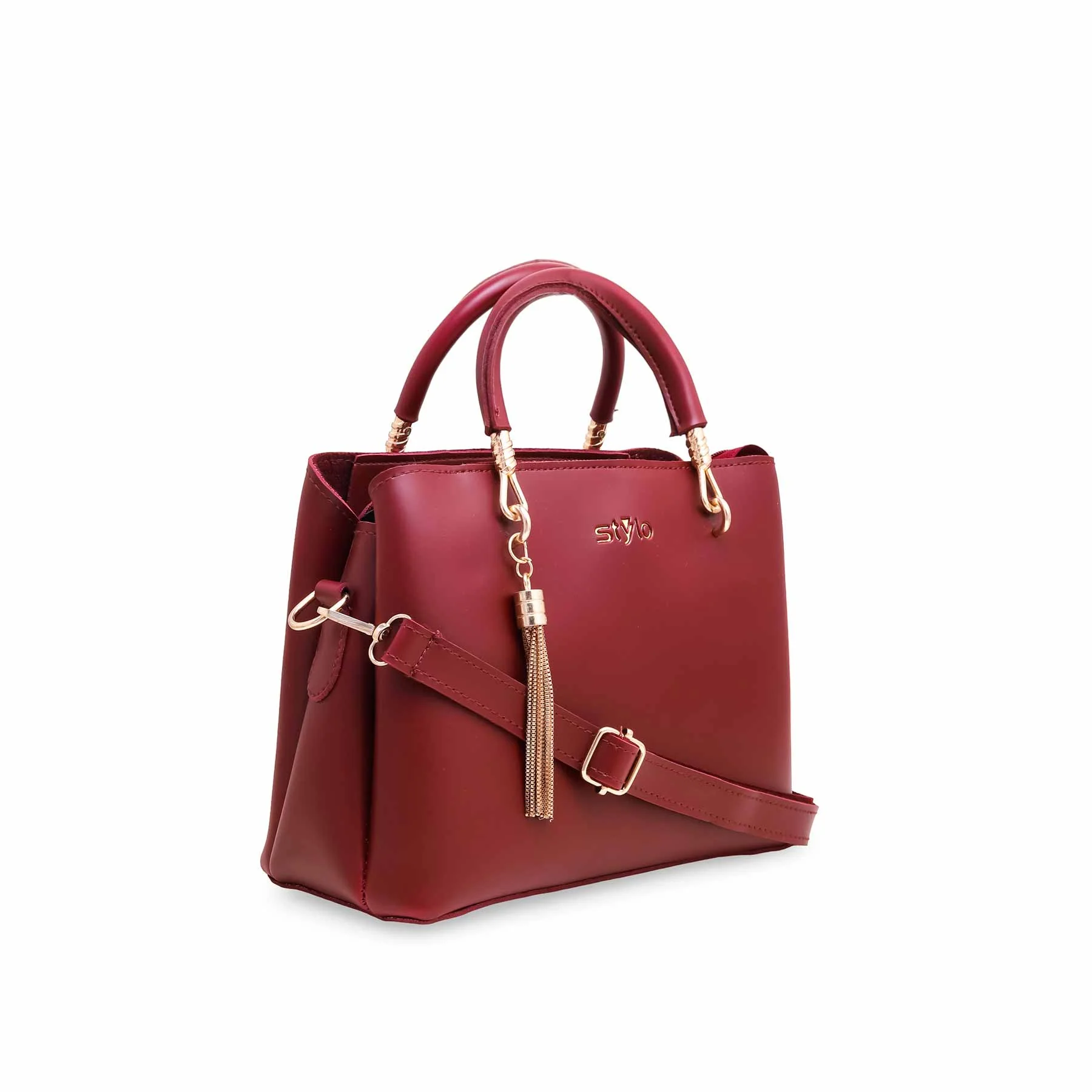 Red Formal Hand Bag P55477 - Image 2
