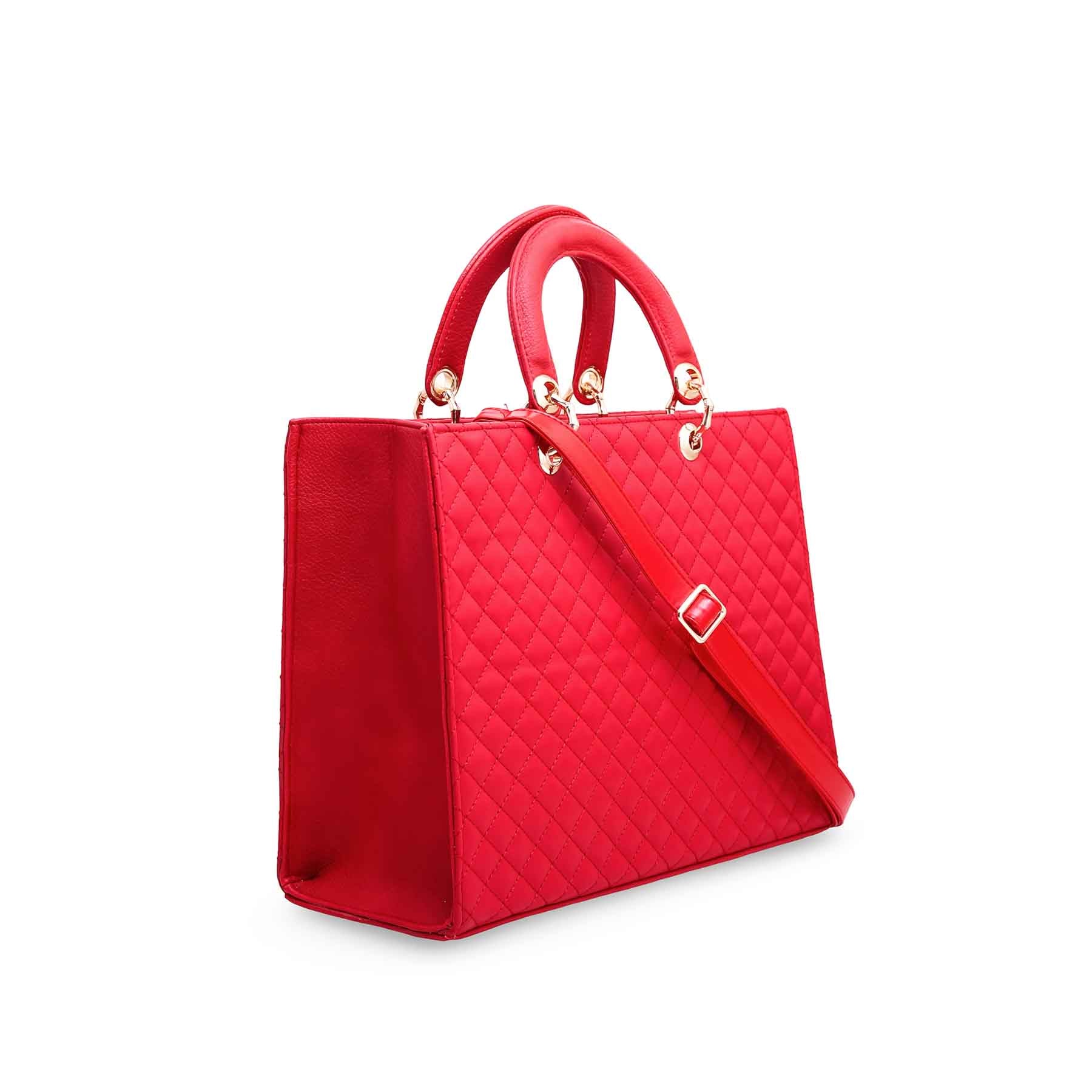 Red Formal Hand Bag P55573 - Image 2