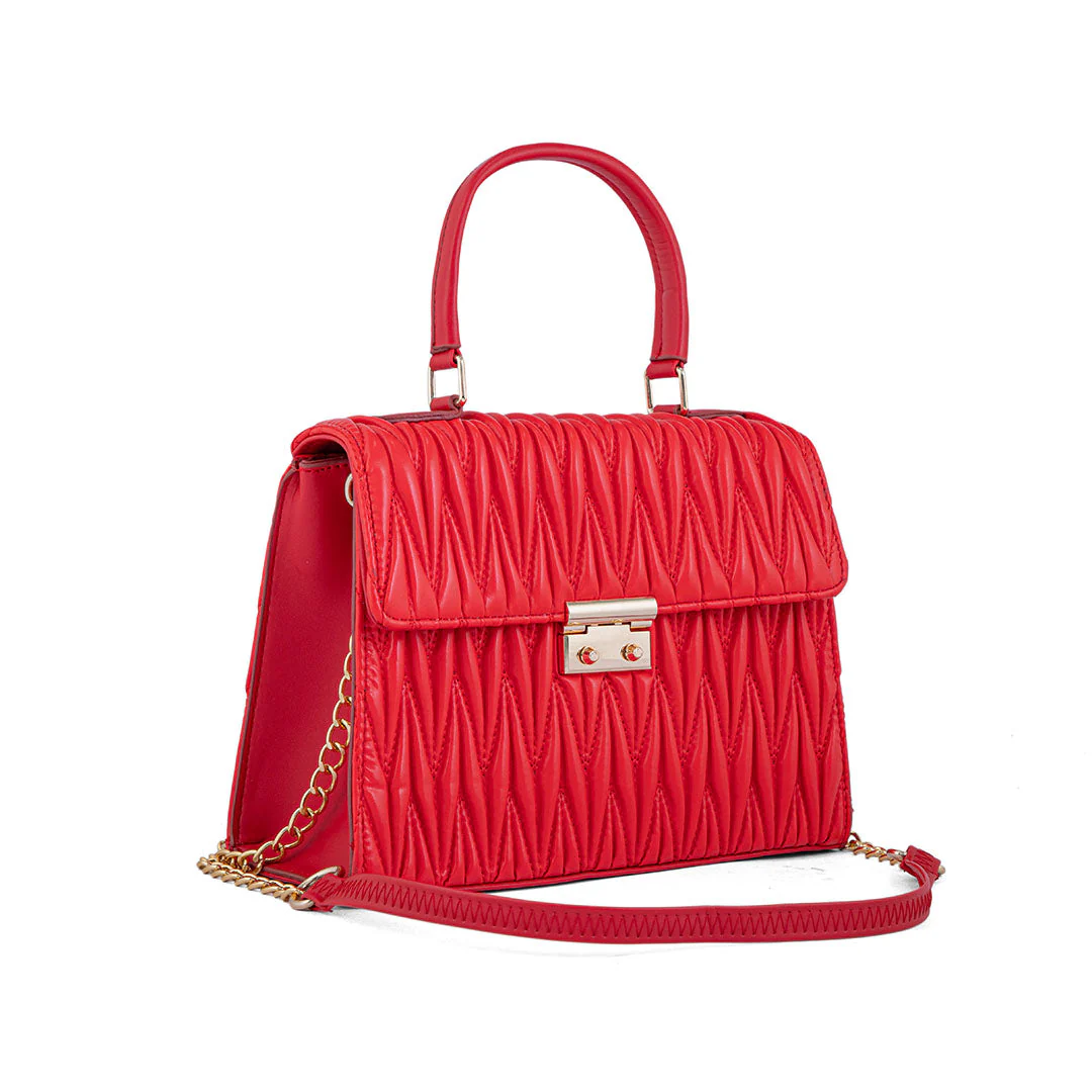 Red Formal Hand Bag P55629 - Image 2