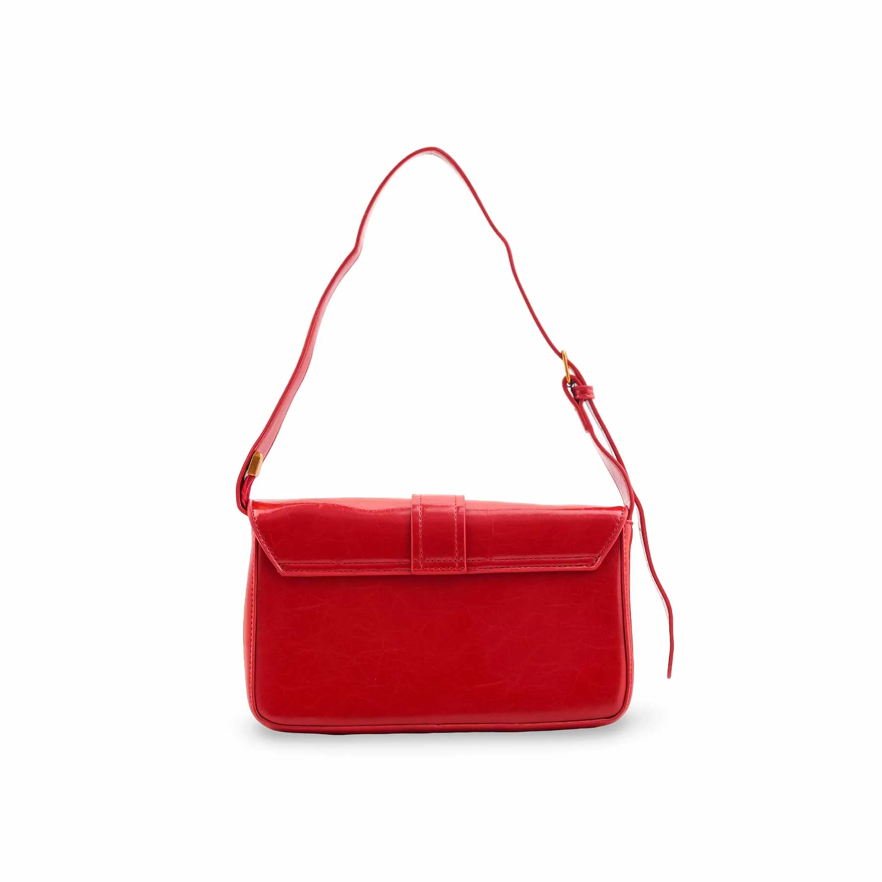 Red Formal Shoulder Bag For Women P36421 - Image 4