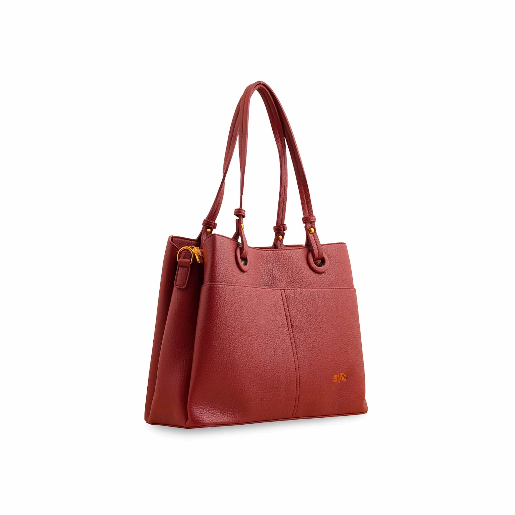Red Formal Shoulder Bag P36390 - Image 3