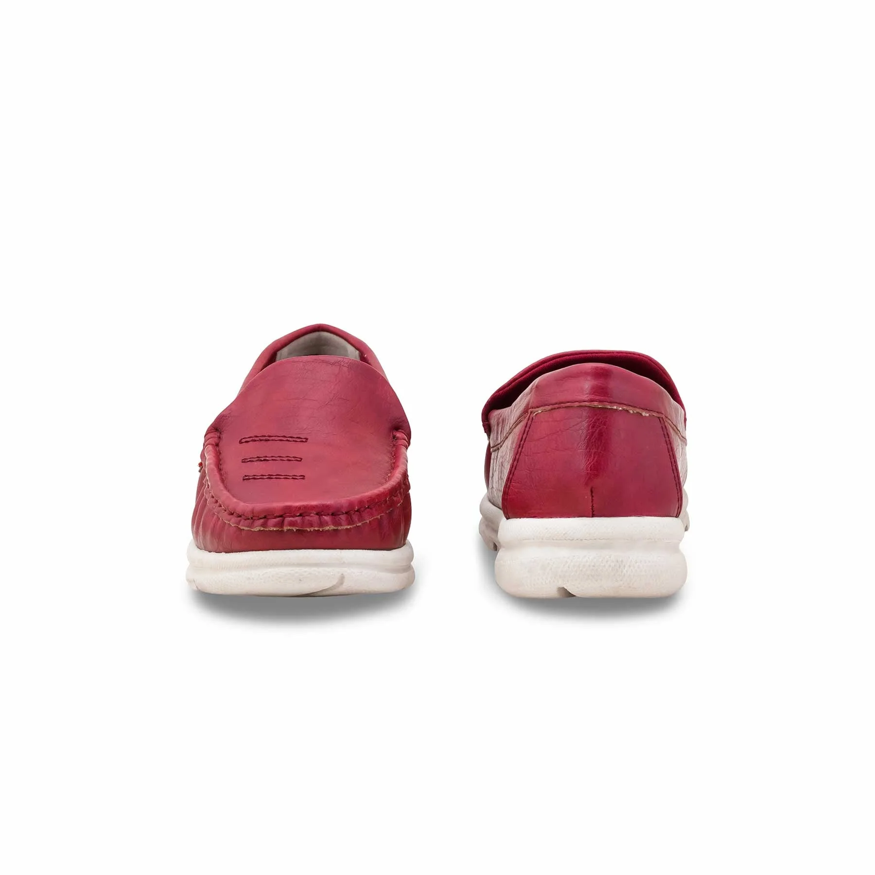 Red Moccasin For Women WNS009 - Image 4