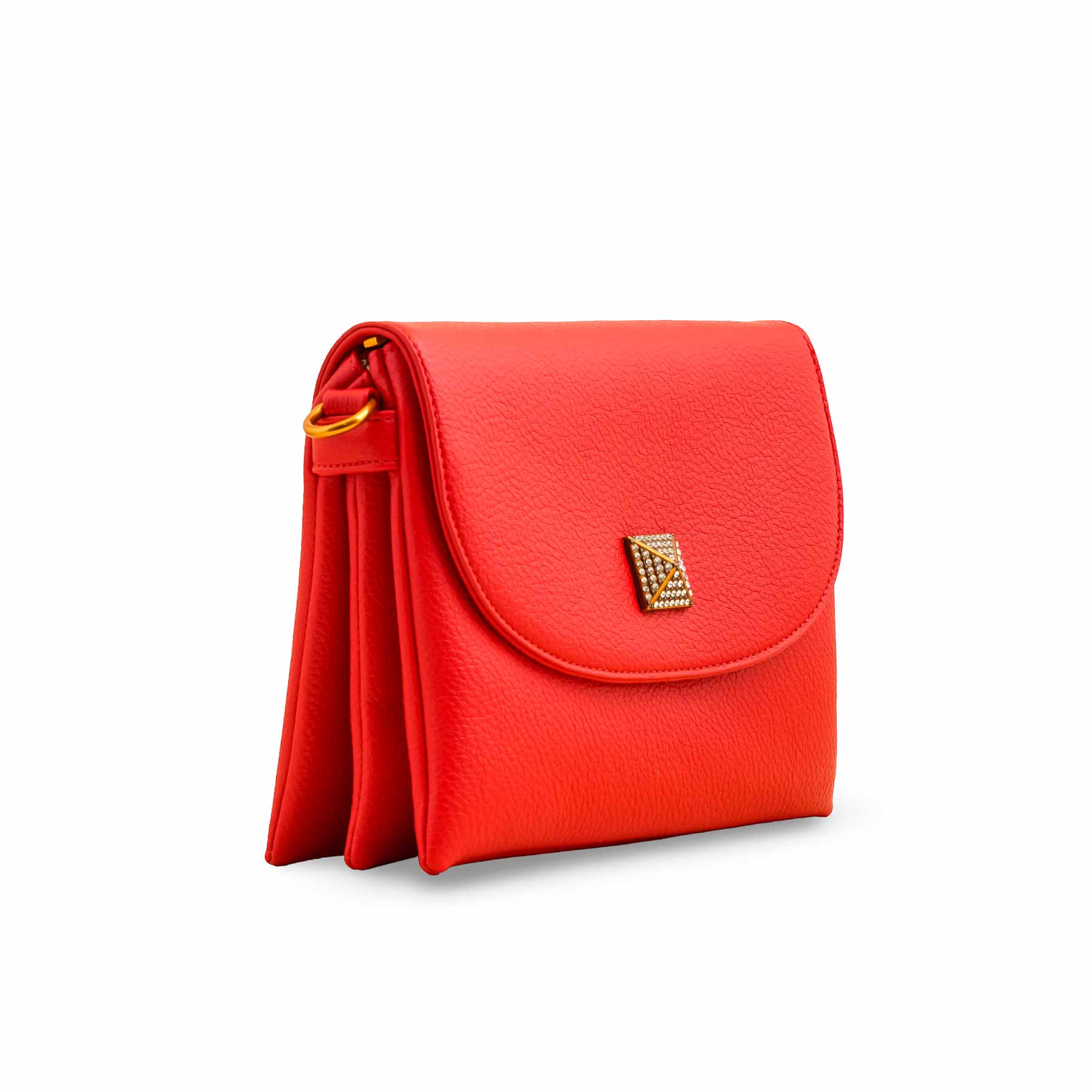 Red Women Formal Shoulder Bag P36377 - Image 2