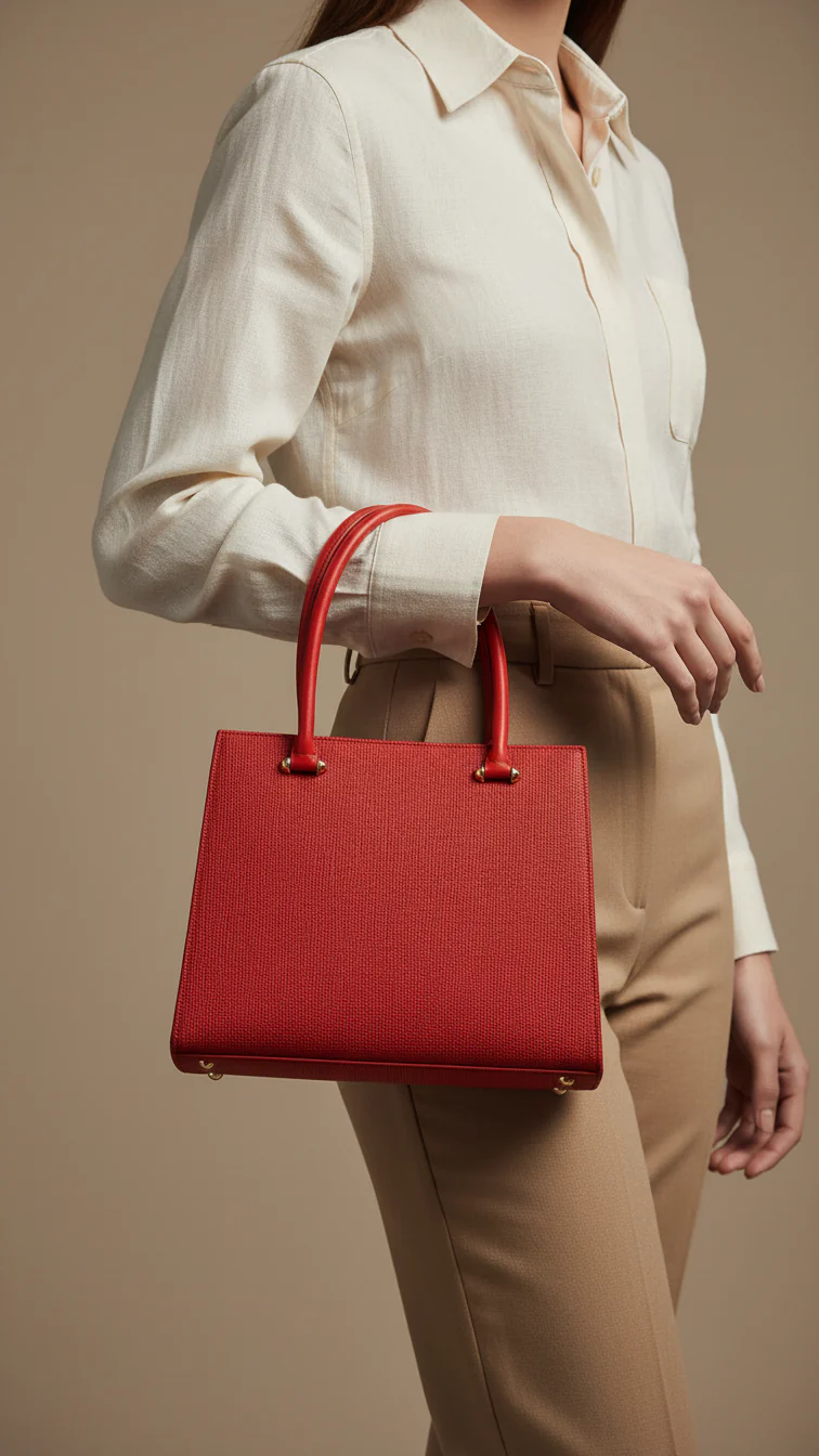 Red Women Formal Shoulder Bag P55681