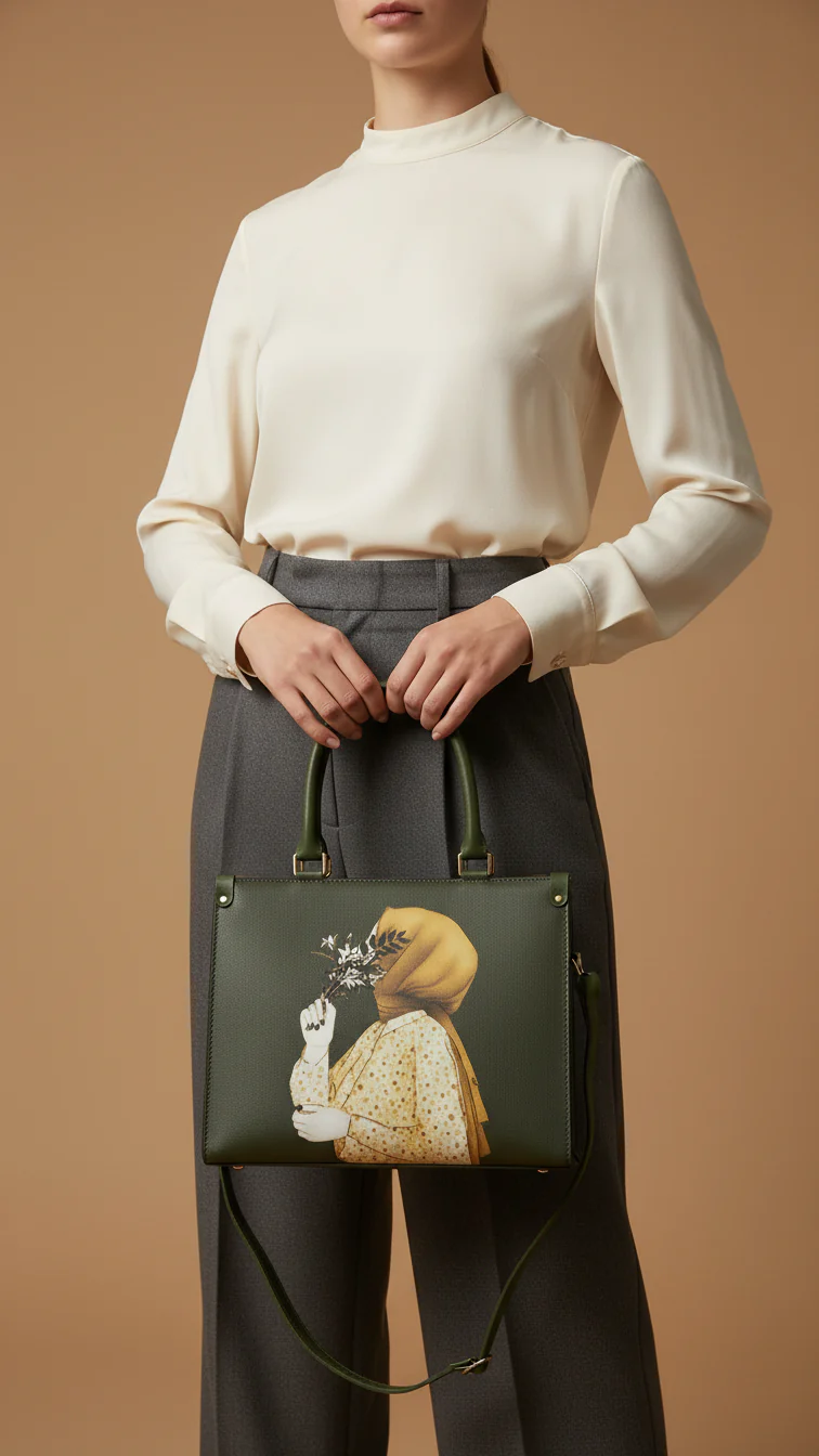 Seagreen Casual Shoulder Bag For Women P56257