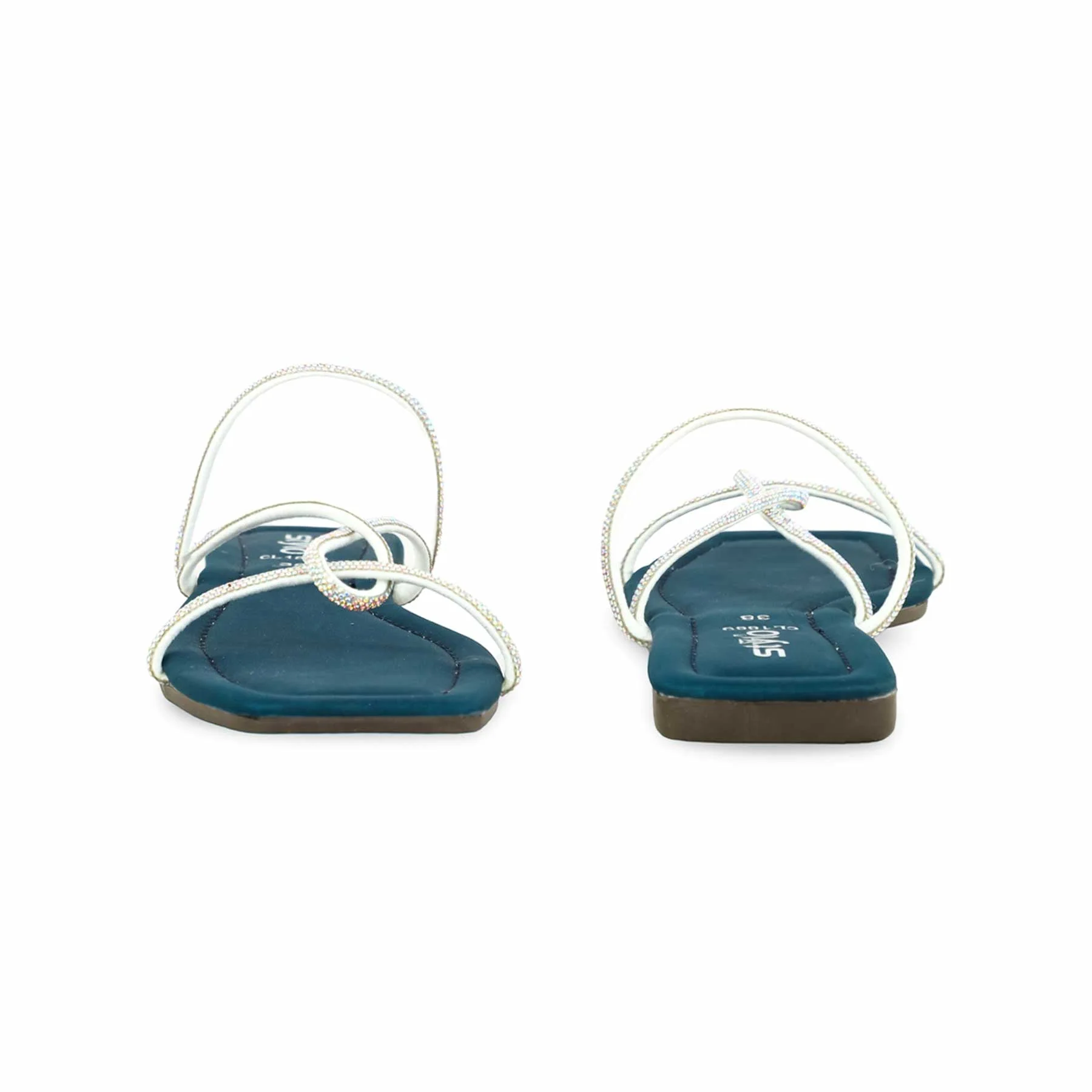 Seagreen Casual Slipper For Ladies CL1889 - Image 4