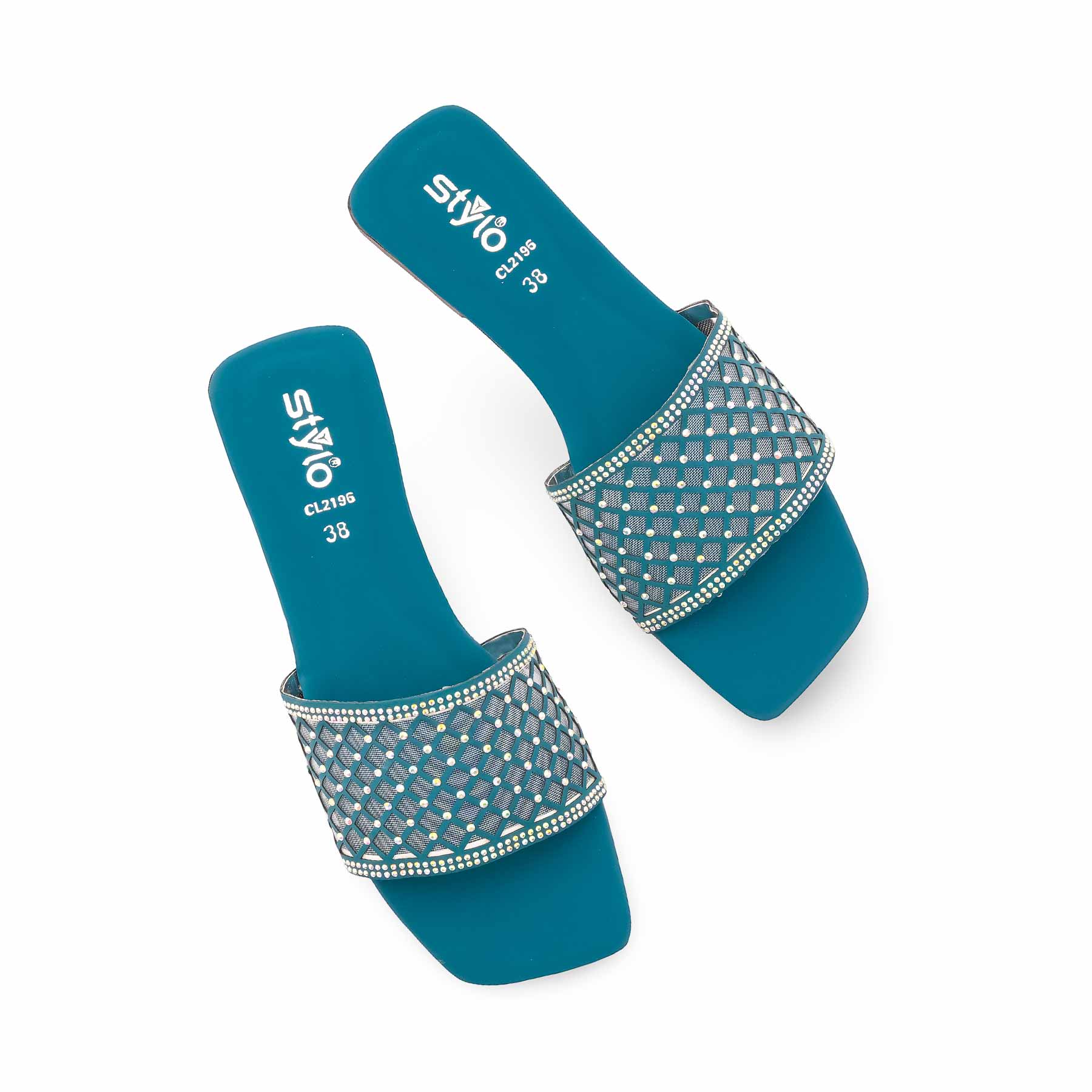 Seagreen Casual Slipper For Ladies CL2196 - Image 5