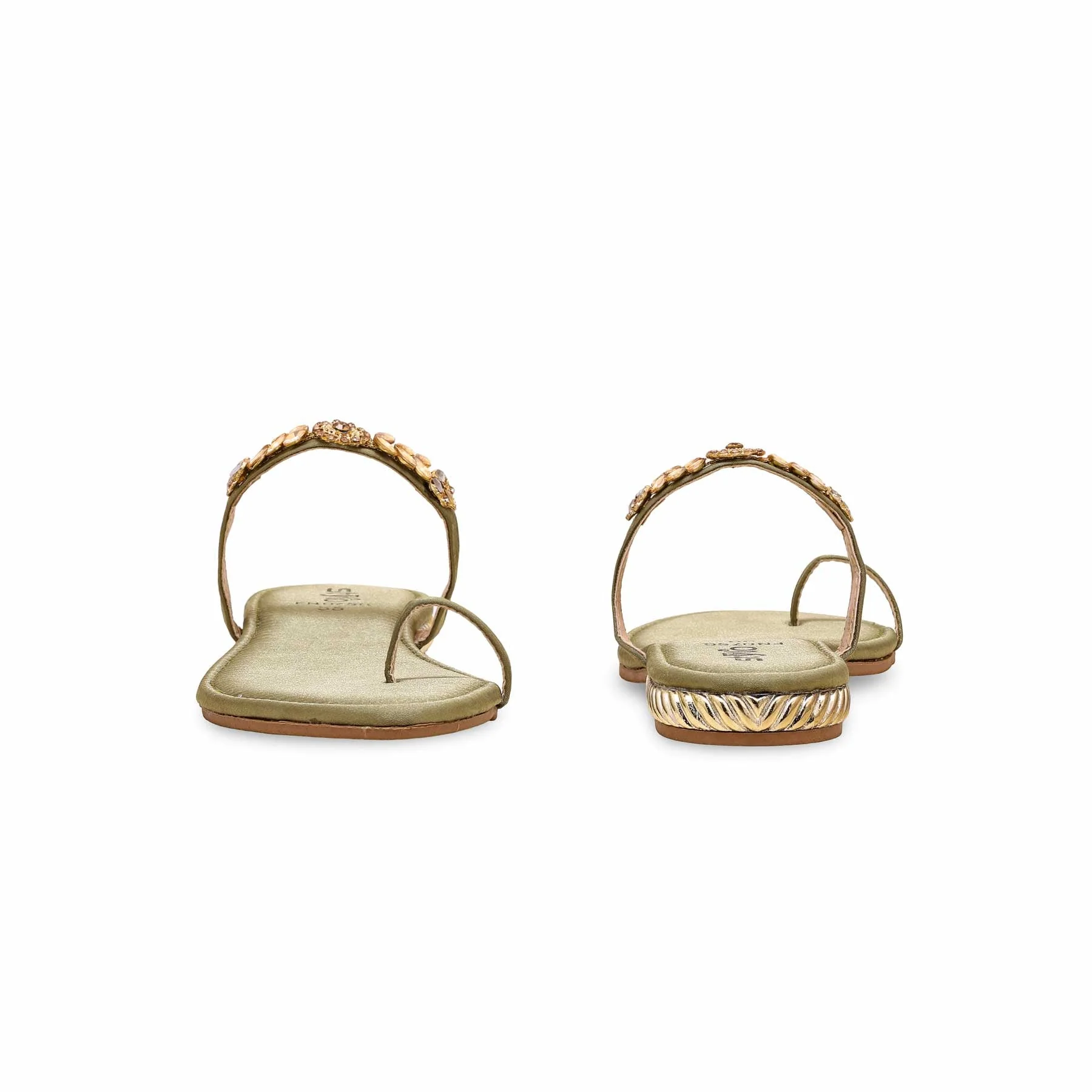 Seagreen Fancy Chappal FN0756 - Image 4