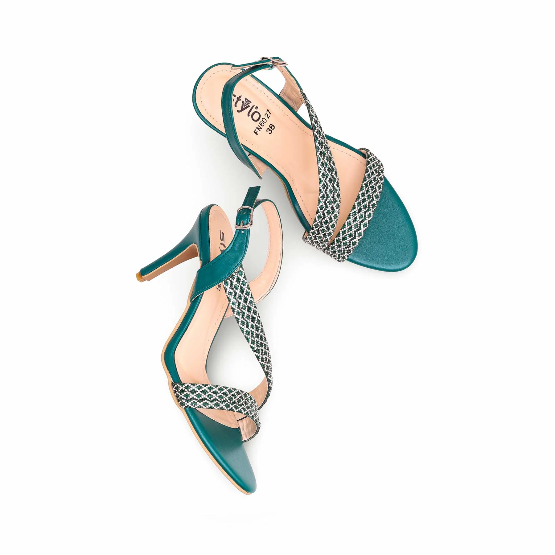 Seagreen Fancy Sandal FN6027 - Image 5