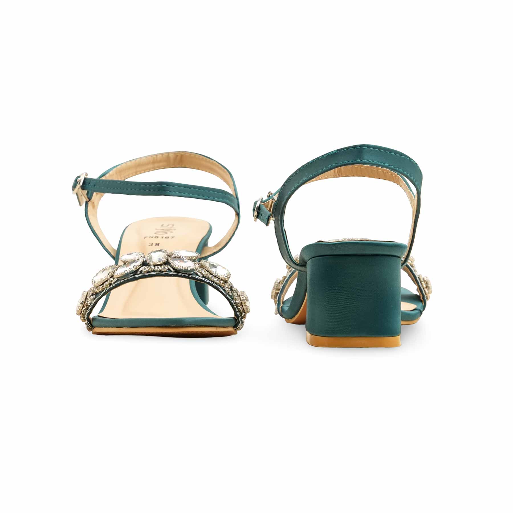 Seagreen Fancy Sandal FN6167 - Image 4