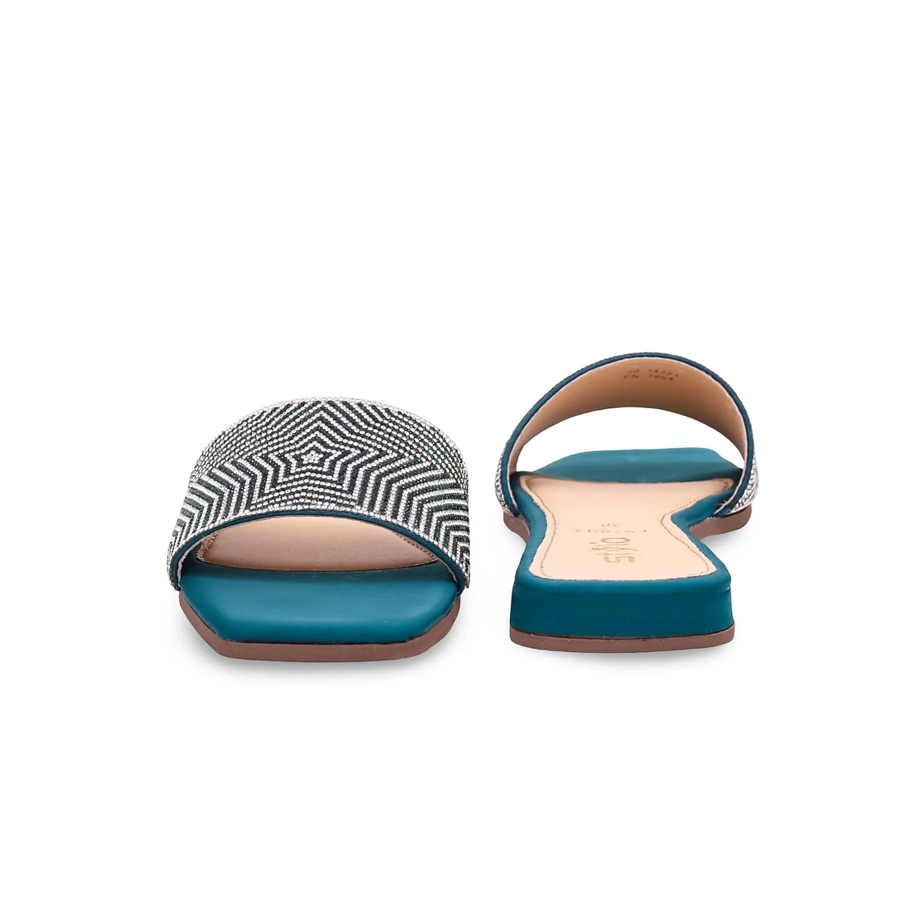 Seagreen Fancy Slipper FN7804 - Image 3