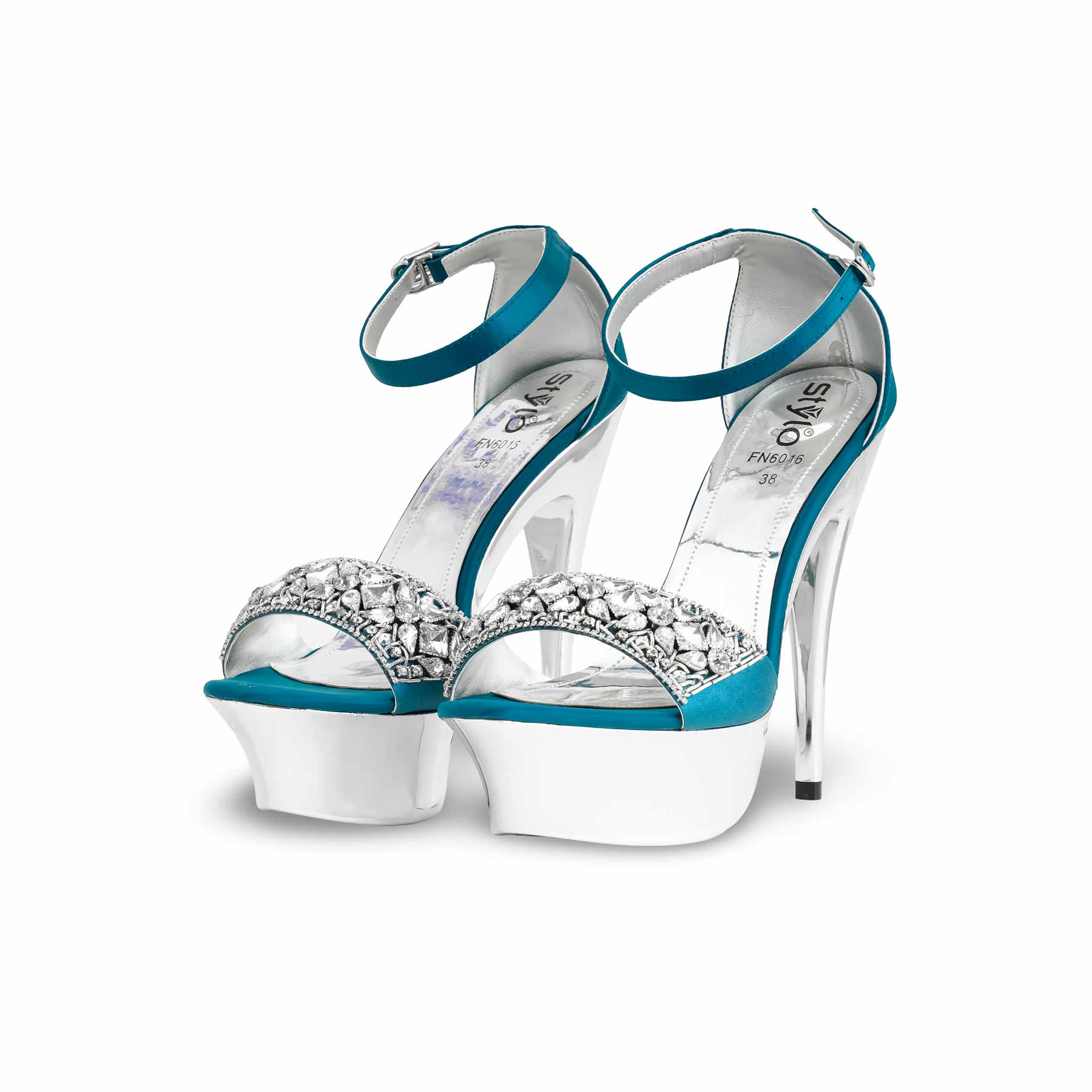 Seagreen Fancy Bridal Sandal FN6016 - Image 3