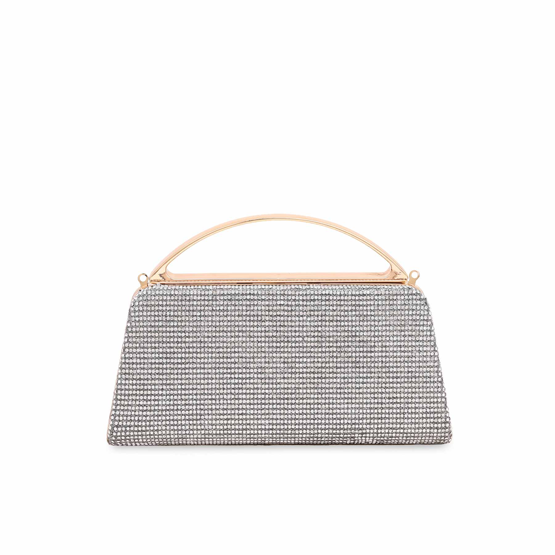 Silver Bridal Clutch P15192 - Image 3