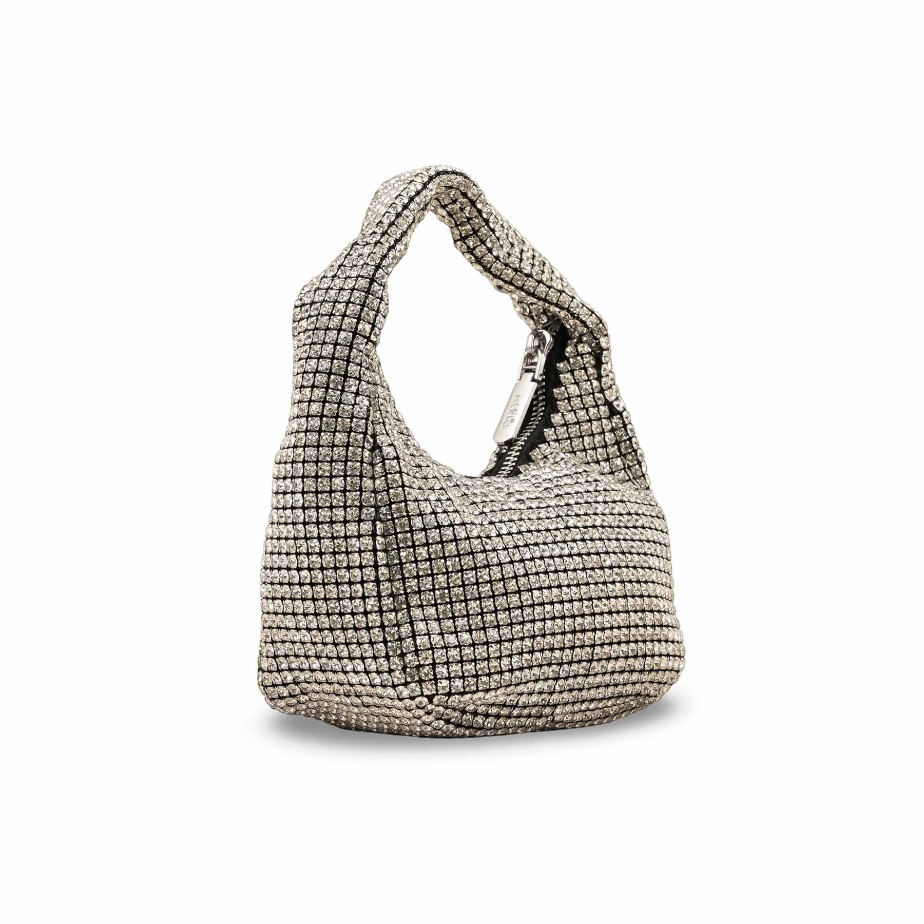 Silver Bridal Clutch P24096 - Image 3