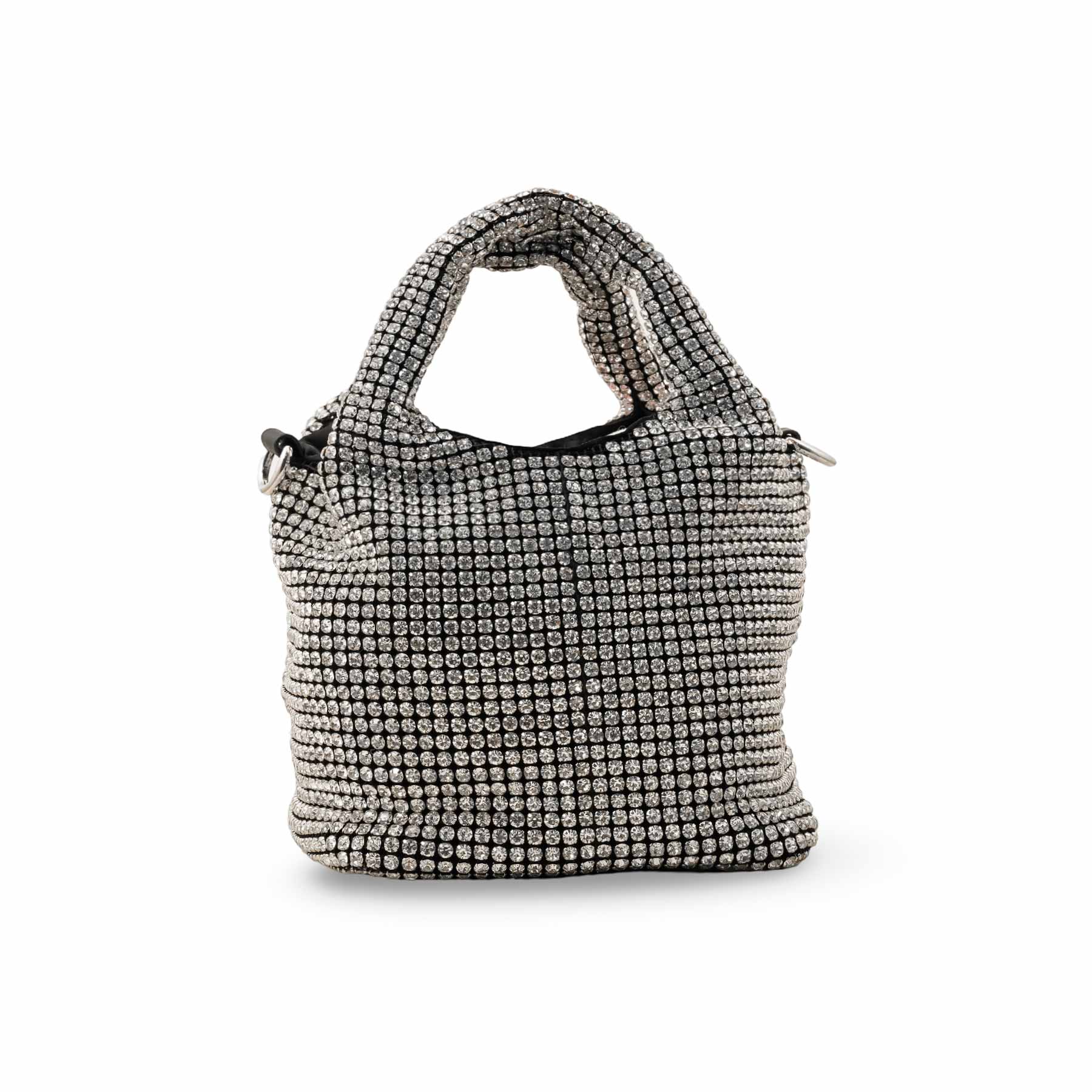 Silver Bridal Clutch P24102 - Image 4