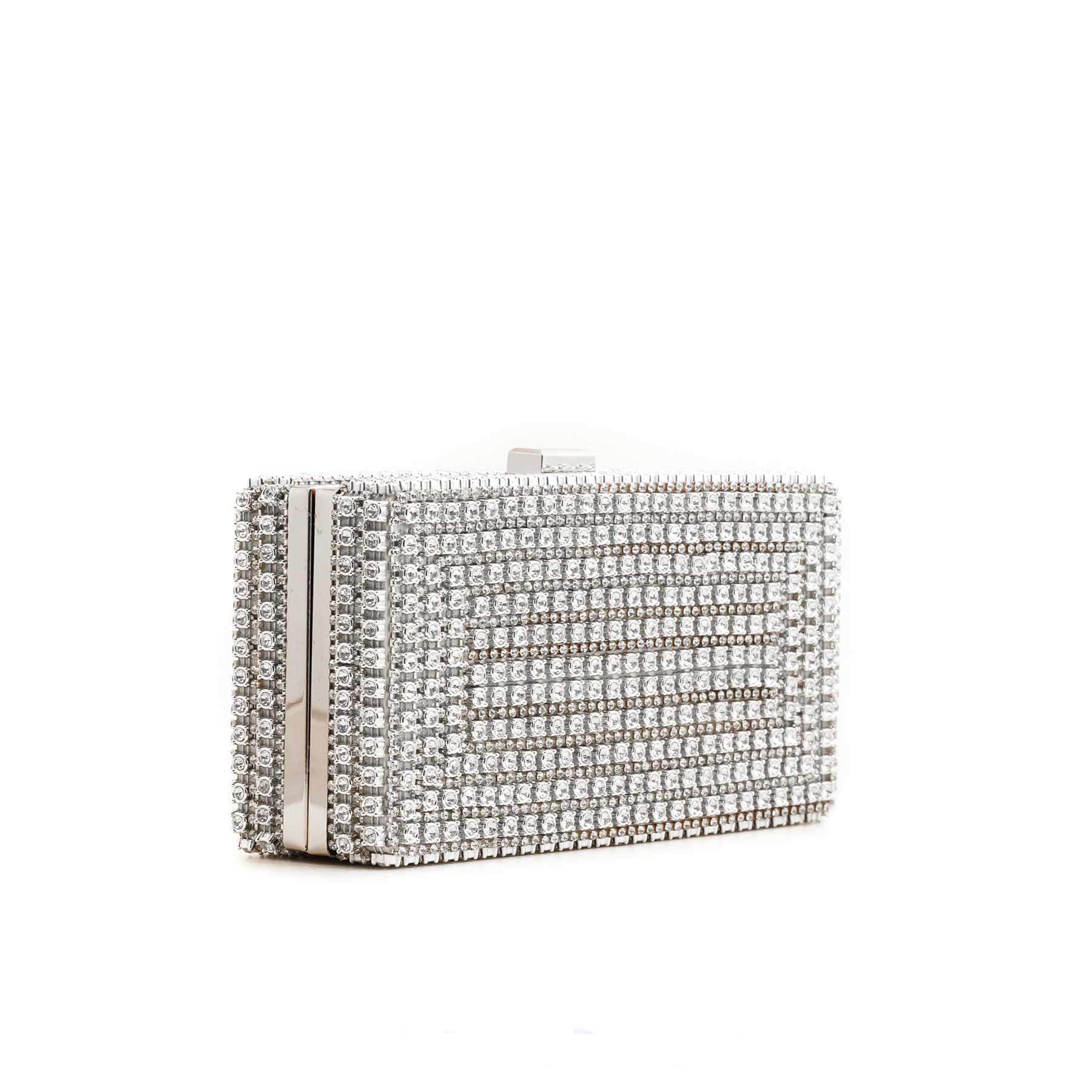 Silver Bridal Clutch P24229 - Image 2