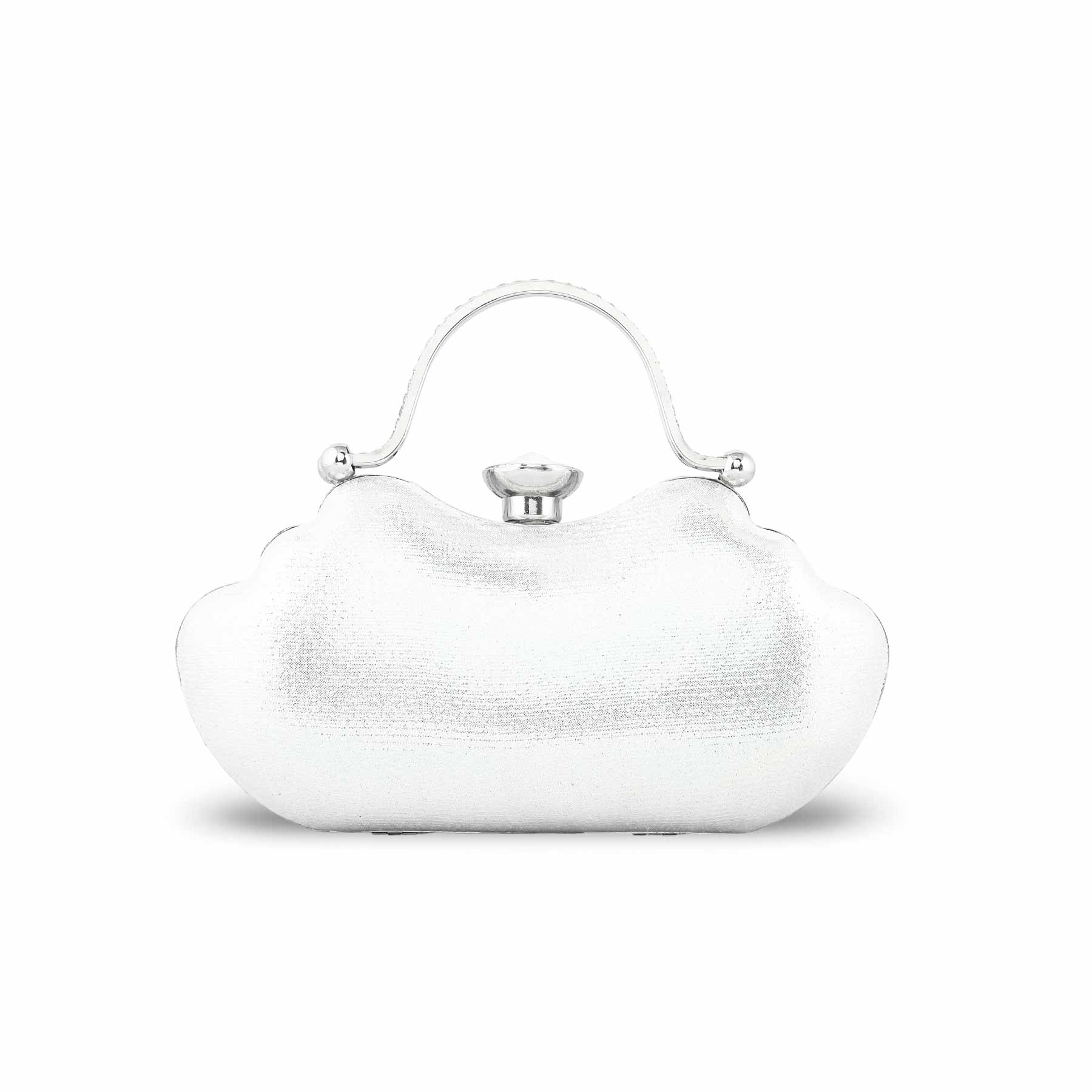 Silver Bridal Clutch p24261 - Image 3