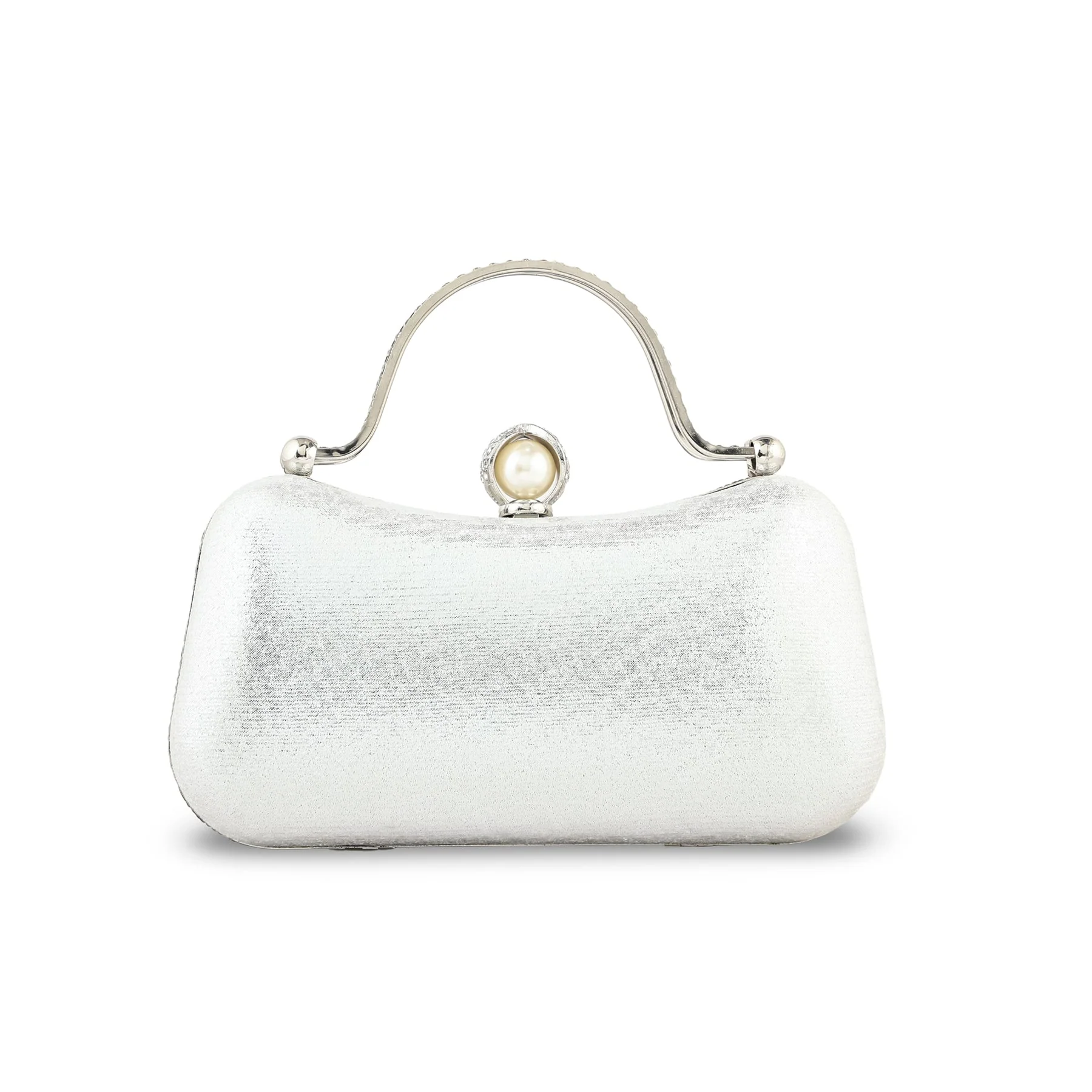 Silver Bridal Clutch p24263 - Image 4