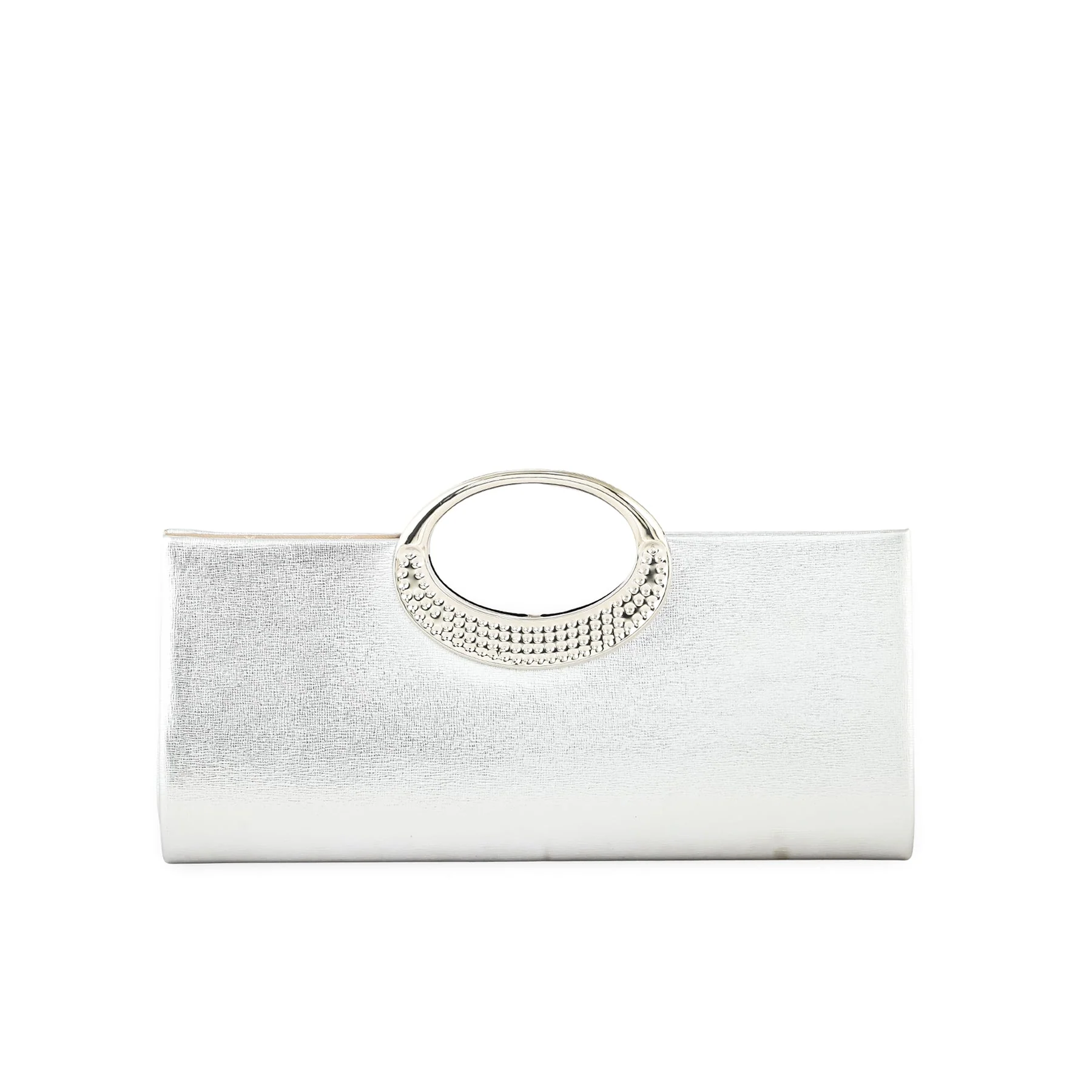 Silver Bridal Clutch p24266 - Image 4