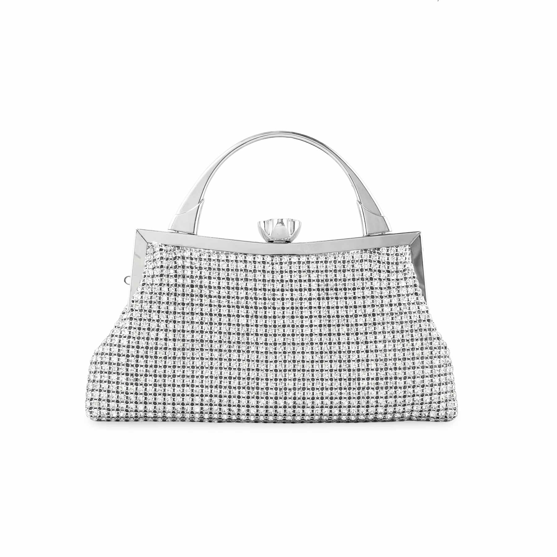Silver Bridal Clutch P24317 - Image 2