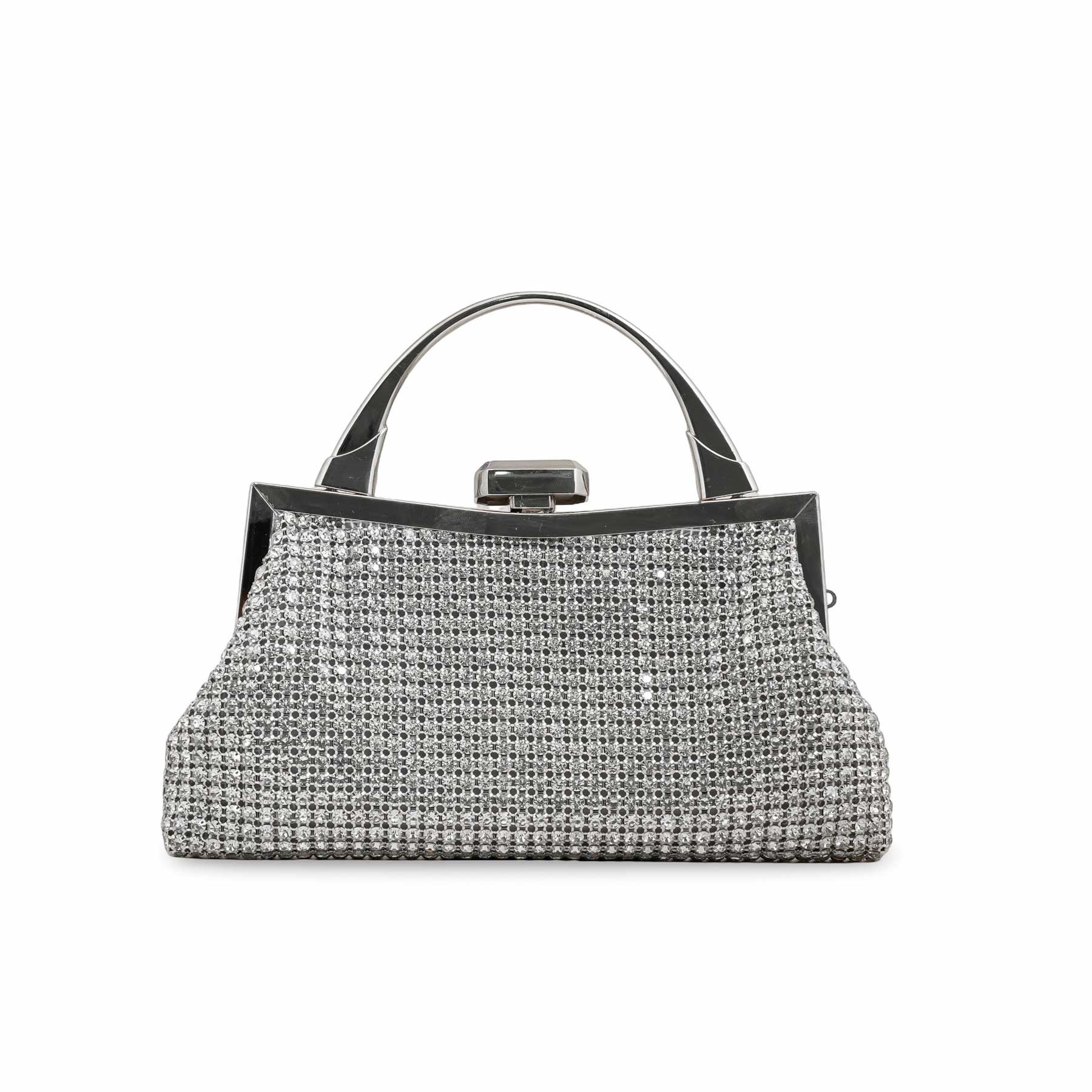 Silver Bridal Clutch p24320 - Image 2