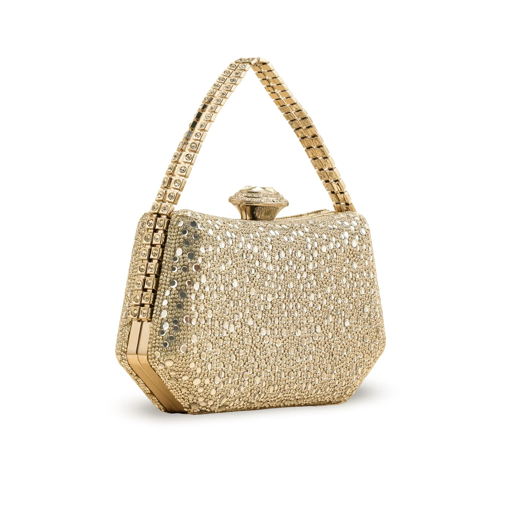 Silver Bridal Clutch P24338 - Image 3