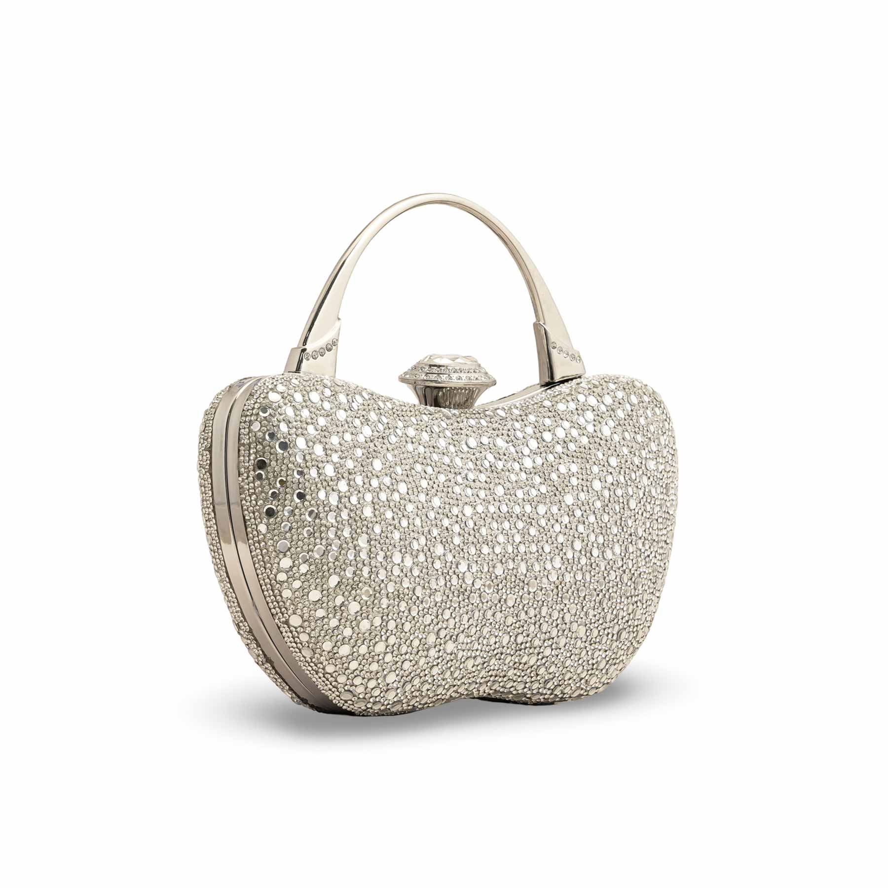 Silver Bridal Clutch P24339 - Image 3