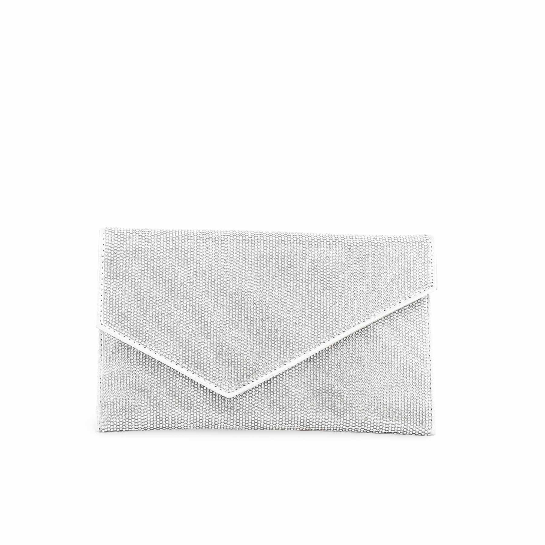 Silver Bridal Clutch P24346 - Image 2