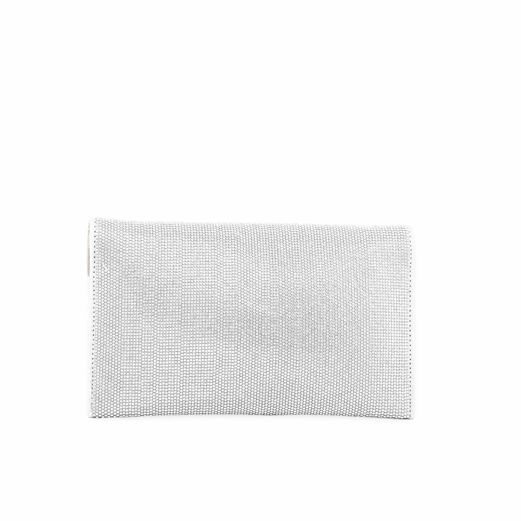 Silver Bridal Clutch P24346 - Image 4