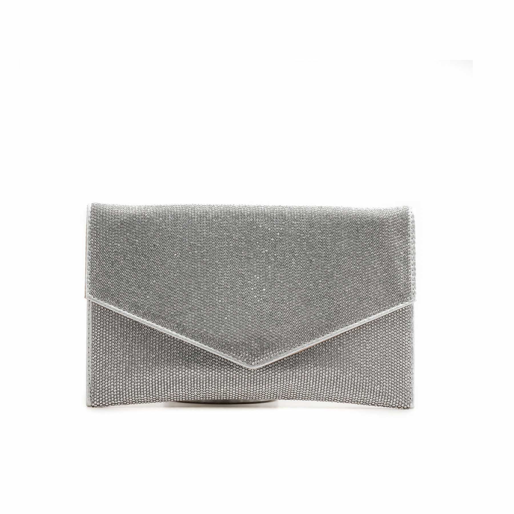 Silver Bridal Clutch P24348 - Image 2