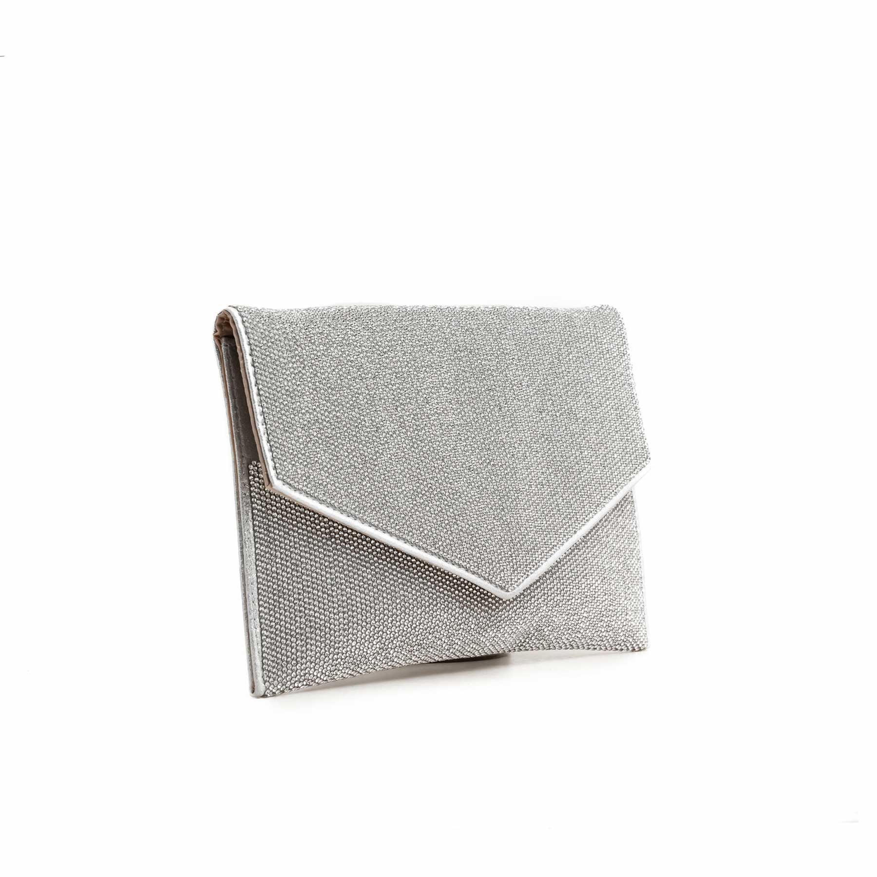 Silver Bridal Clutch P24348 - Image 3